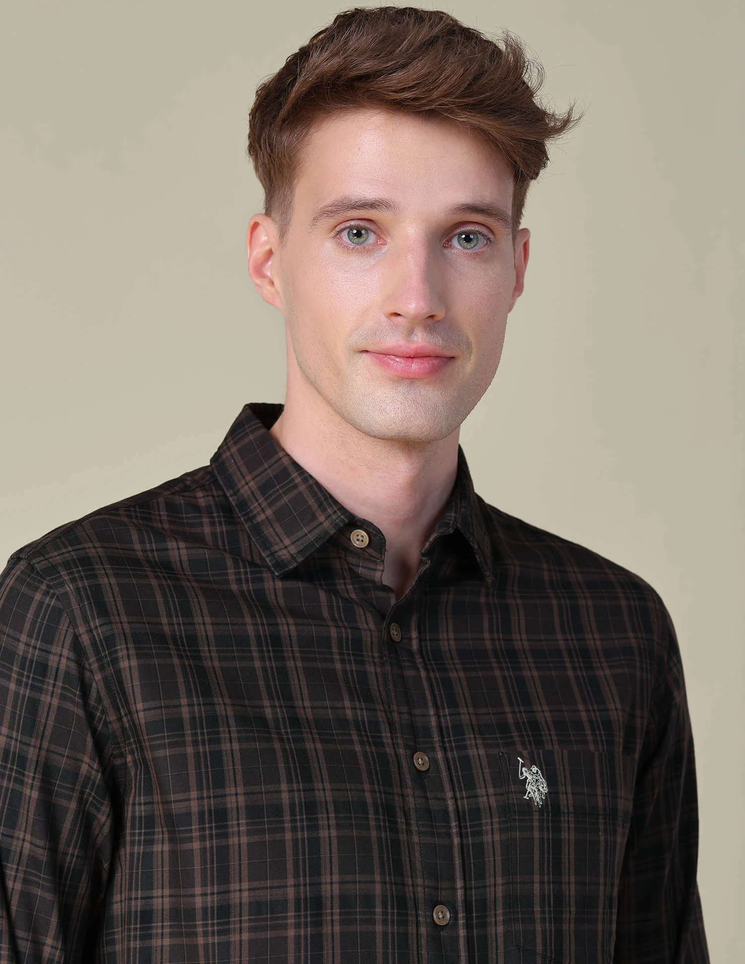 Tartan Checked Tailored Fit Shirt - Image 7