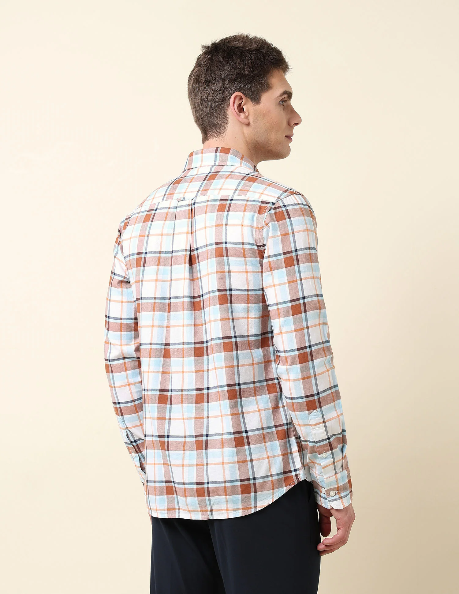 Tartan Checked Tailored Fit Shirt - Image 5