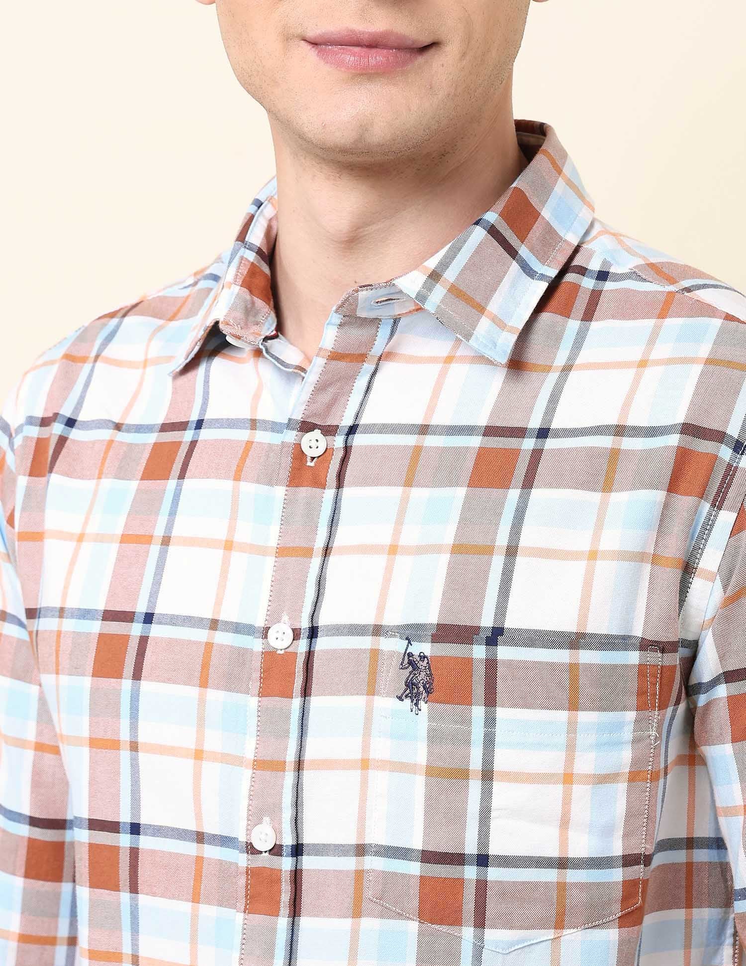 Tartan Checked Tailored Fit Shirt - Image 7