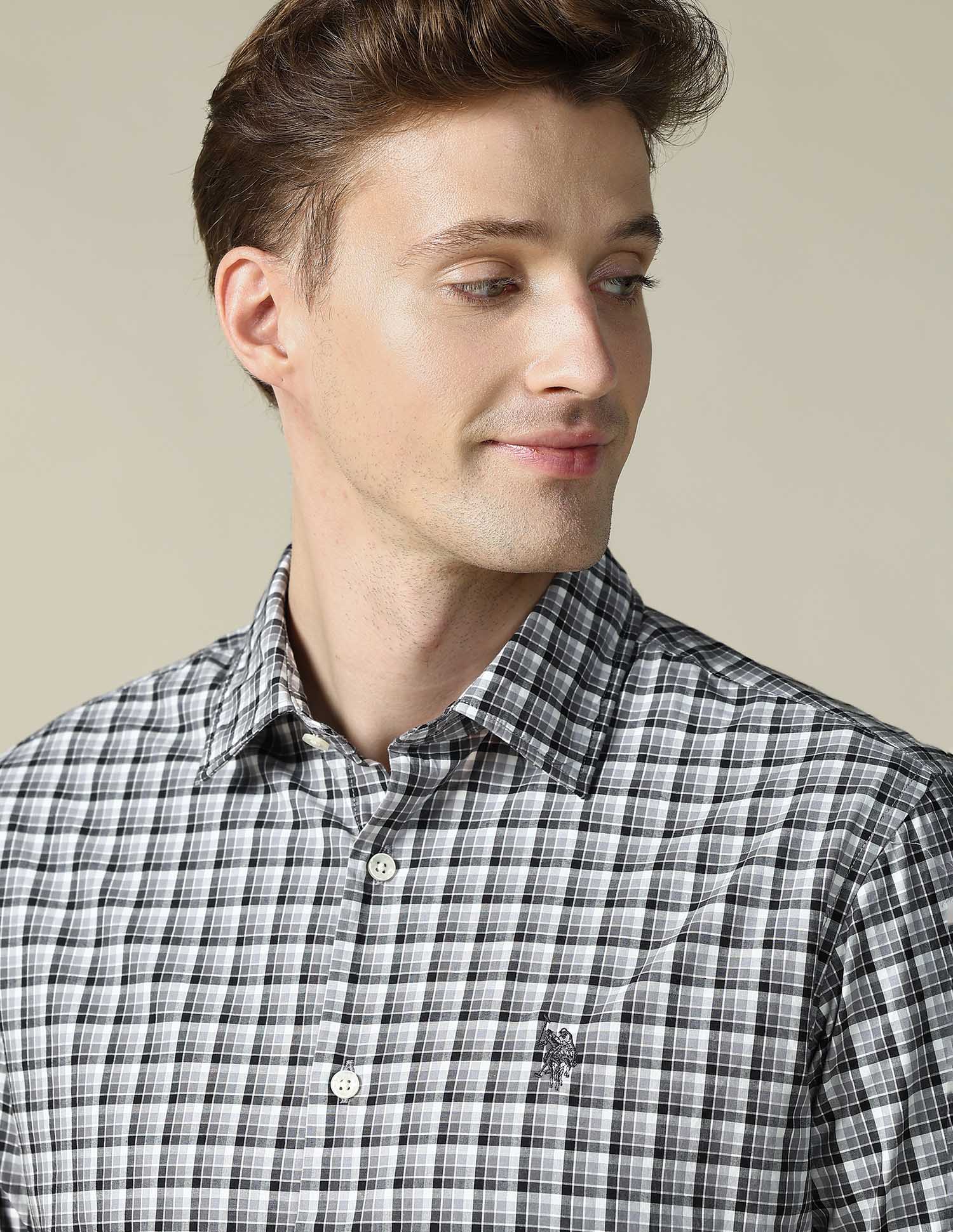Tartan Checked Tailored Fit Shirt - Image 7