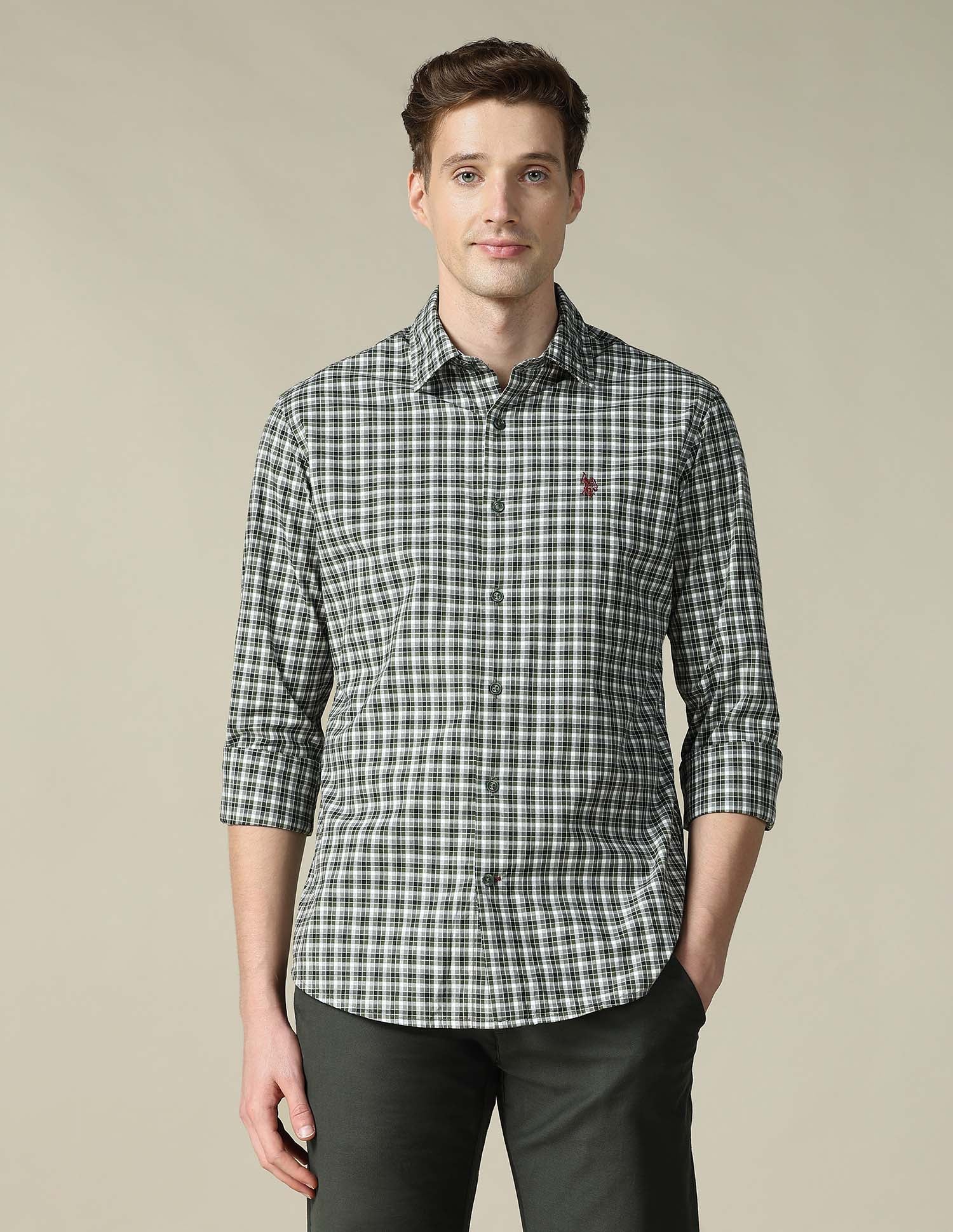 Tartan Checked Tailored Fit Shirt - Image 6