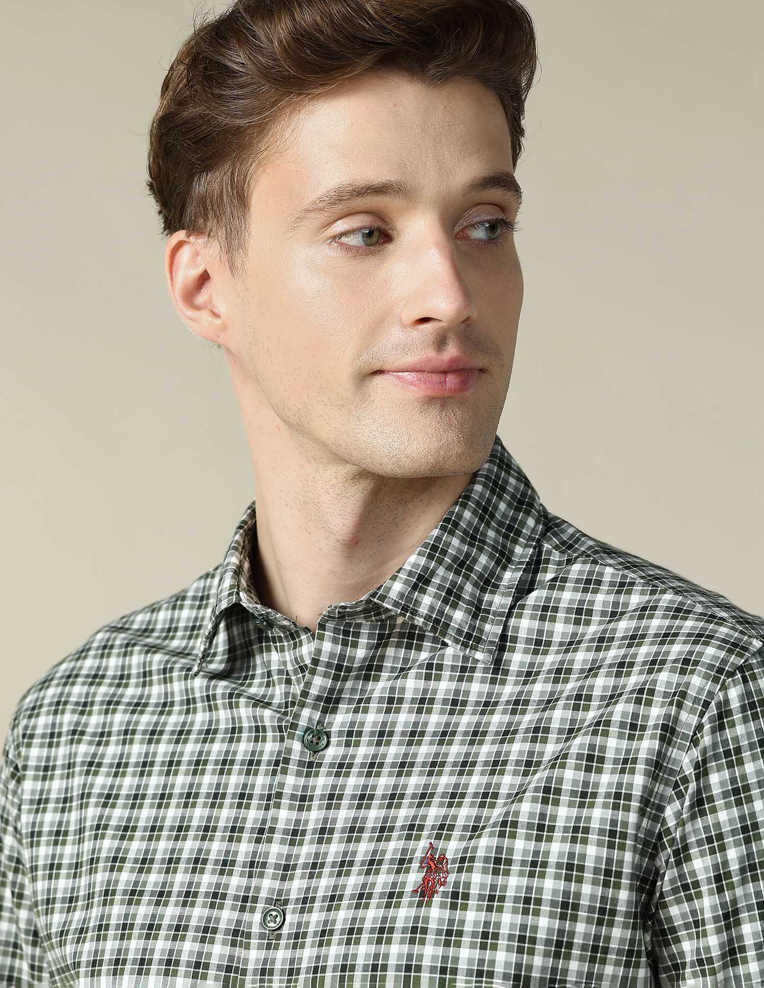 Tartan Checked Tailored Fit Shirt - Image 7