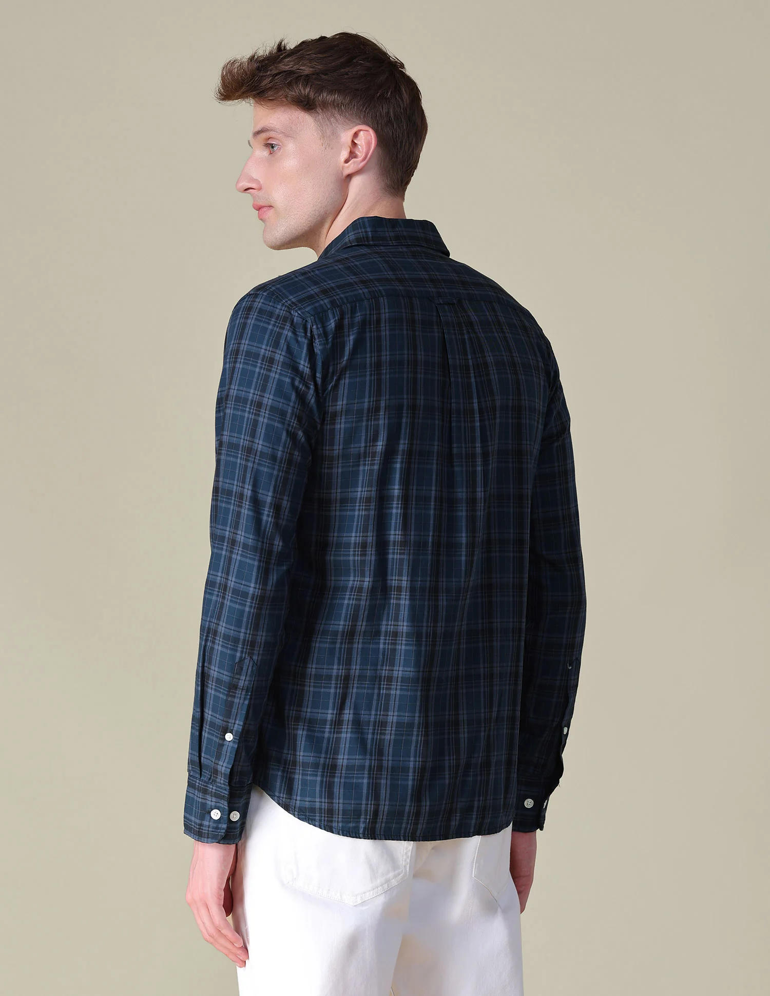 Tartan Checked Tailored Fit Shirt - Image 5