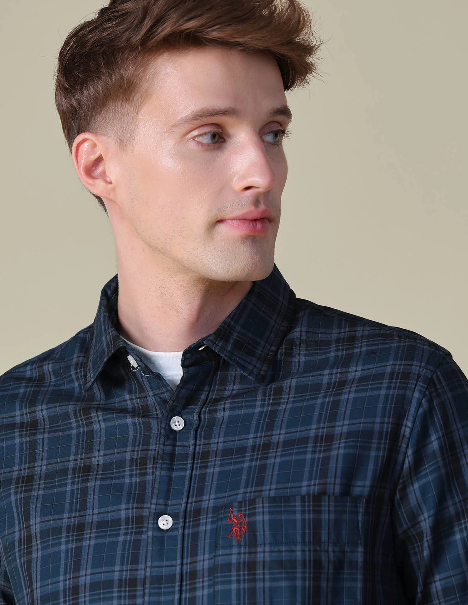 Tartan Checked Tailored Fit Shirt - Image 7
