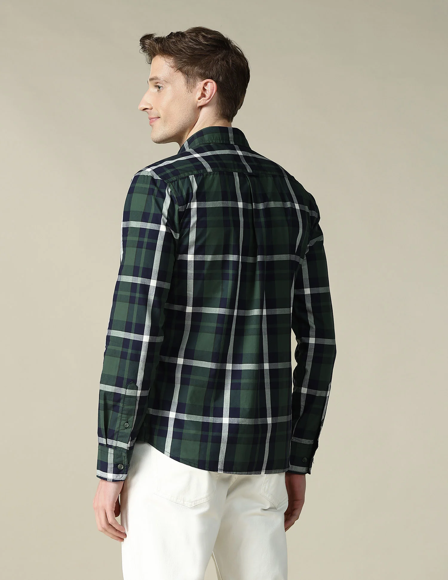 Tartan Checked Tailored Fit Shirt - Image 5