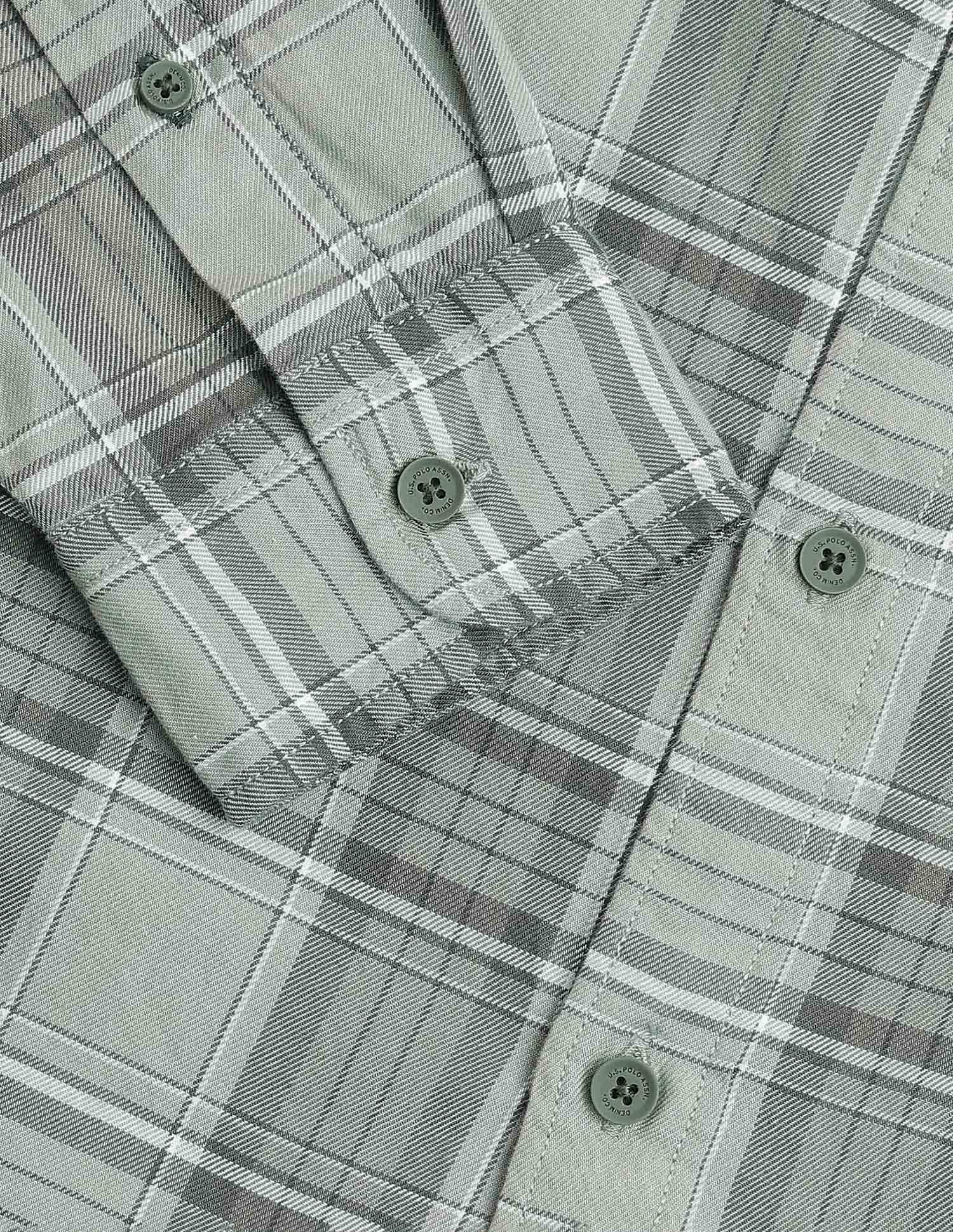 Tartan Checked Twill Shirt - Image 8