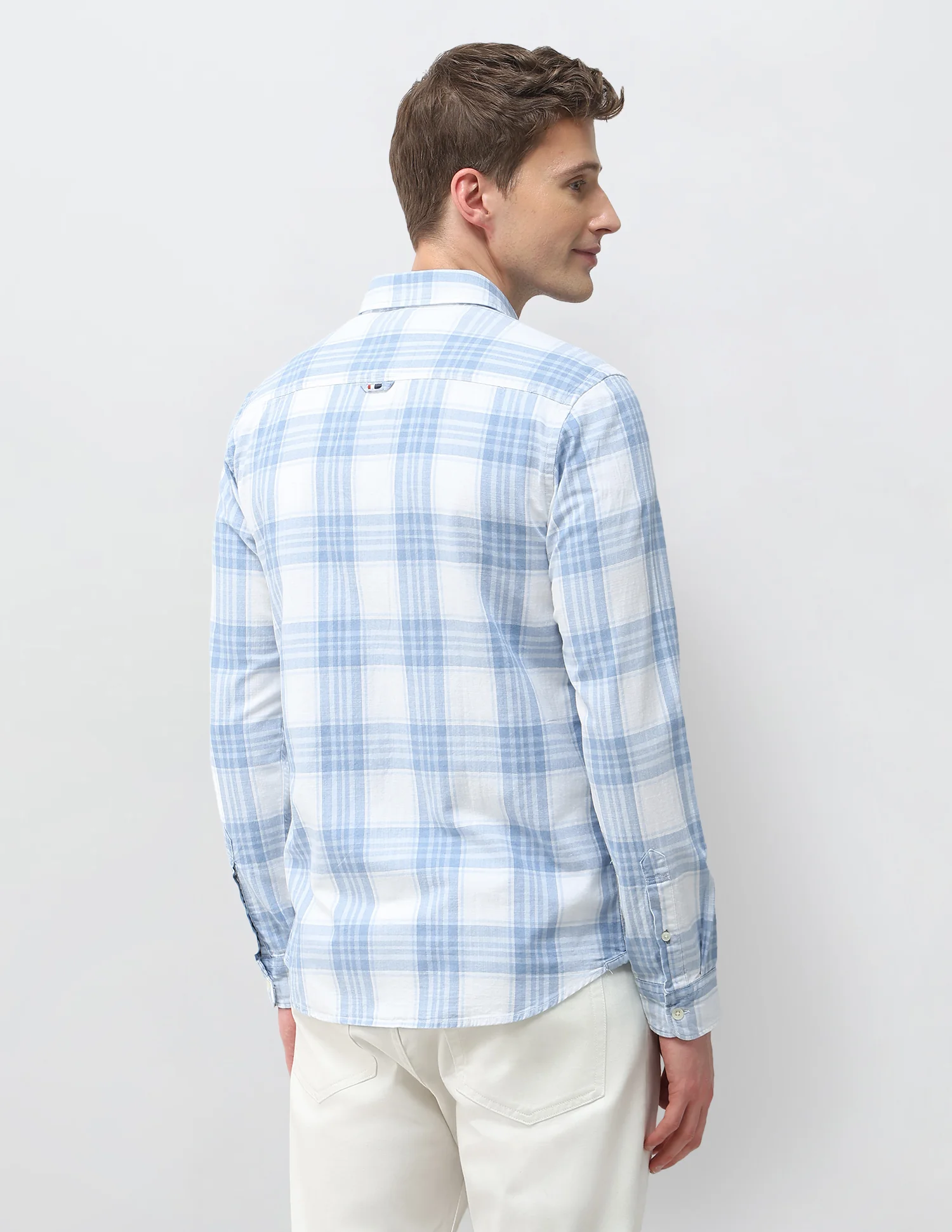 Tartan Checked Twill Shirt - Image 5