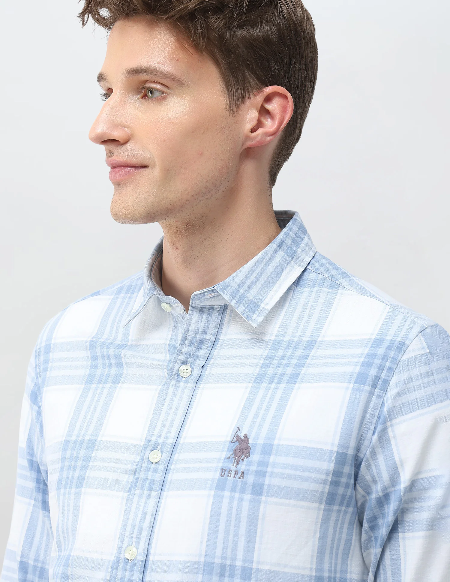 Tartan Checked Twill Shirt - Image 7