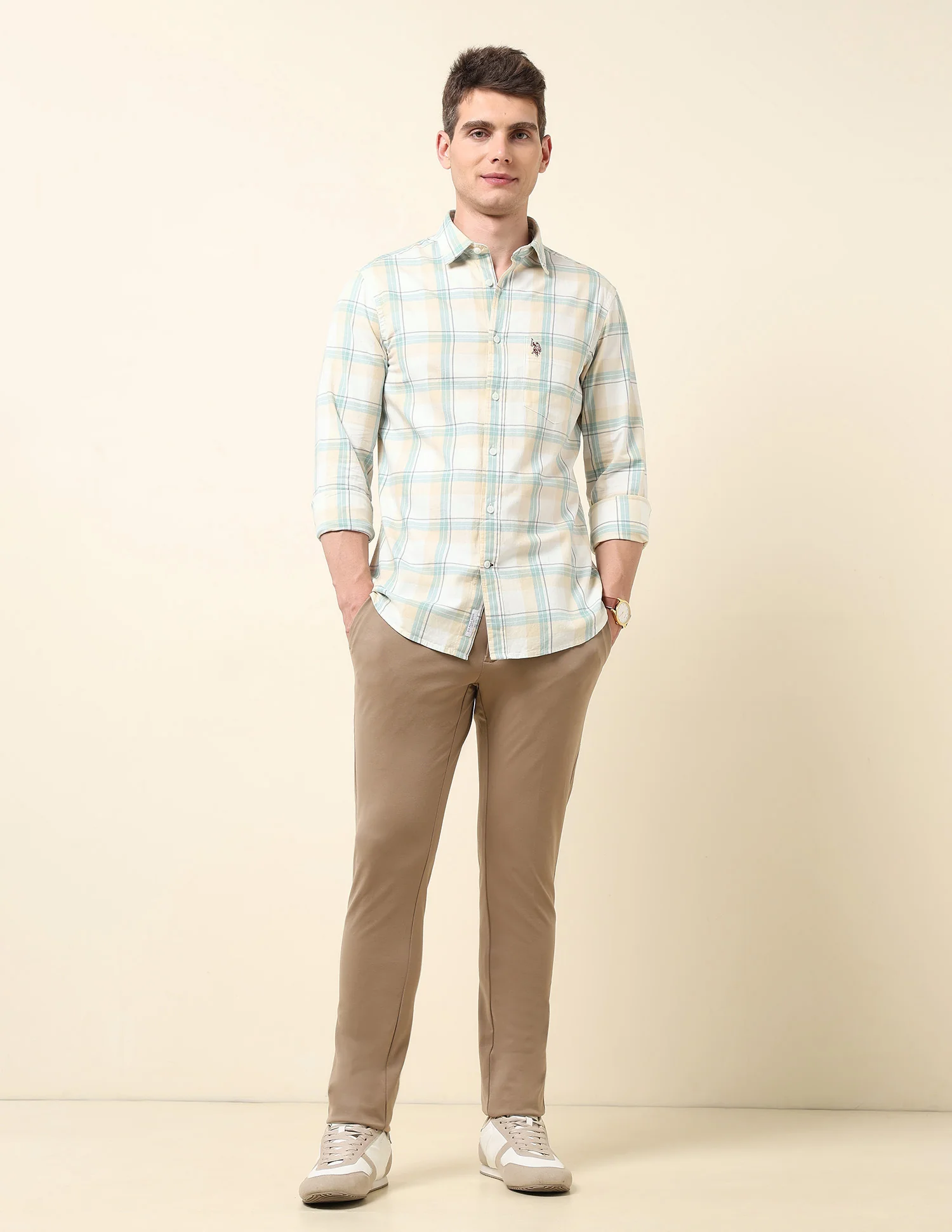 Tartan Checked Twill Shirt - Image 3