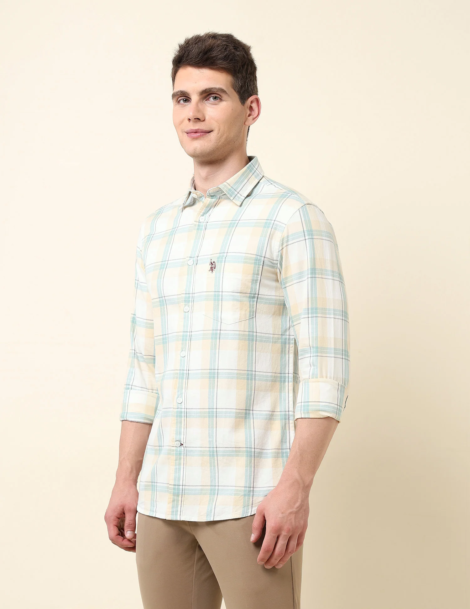 Tartan Checked Twill Shirt - Image 4