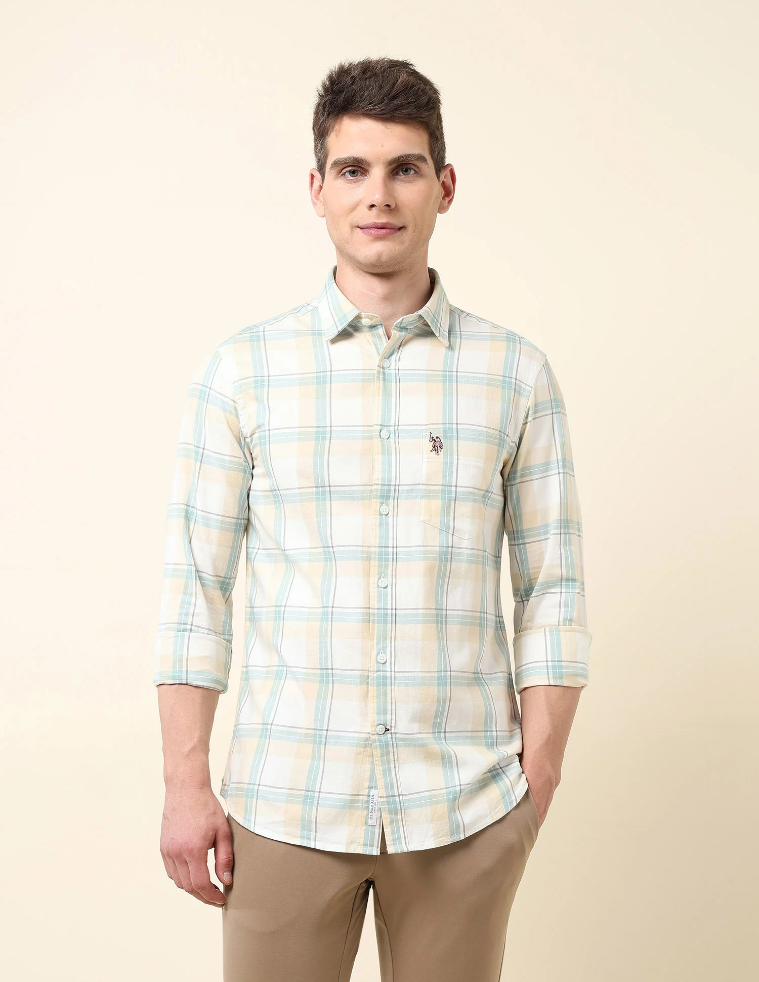 Tartan Checked Twill Shirt - Image 6
