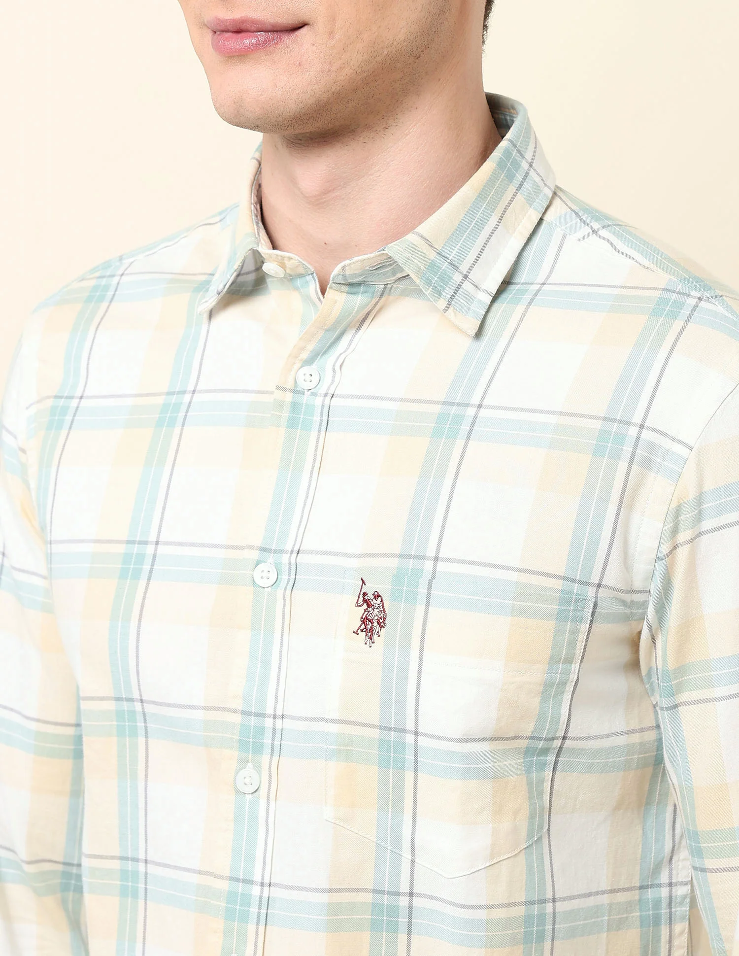 Tartan Checked Twill Shirt - Image 7