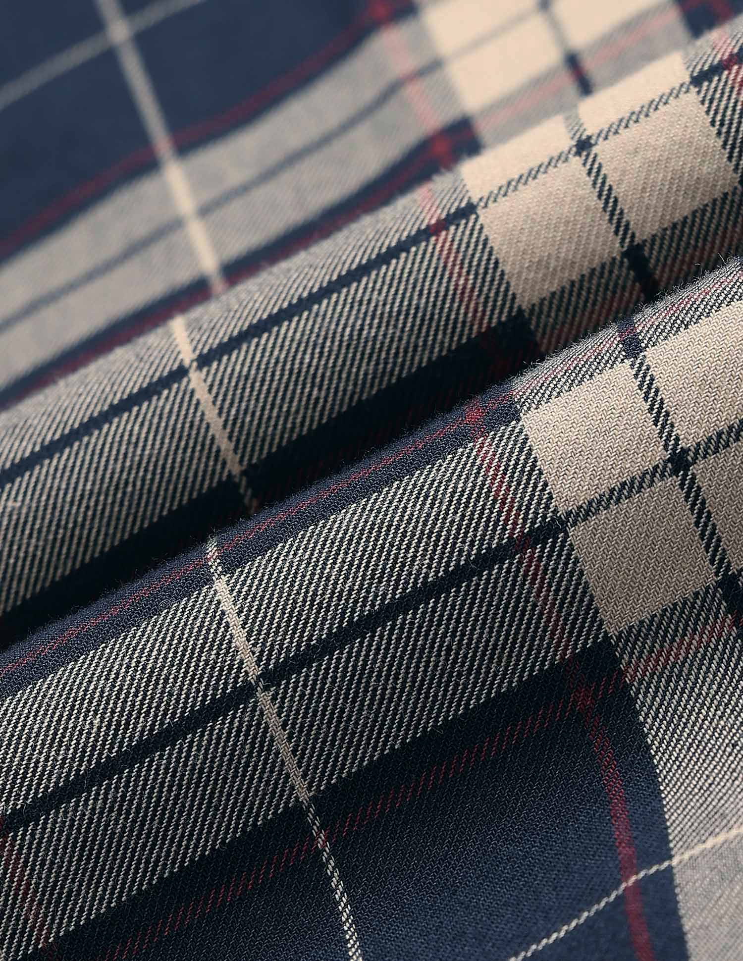 Tartan Checked Twill Shirt - Image 2