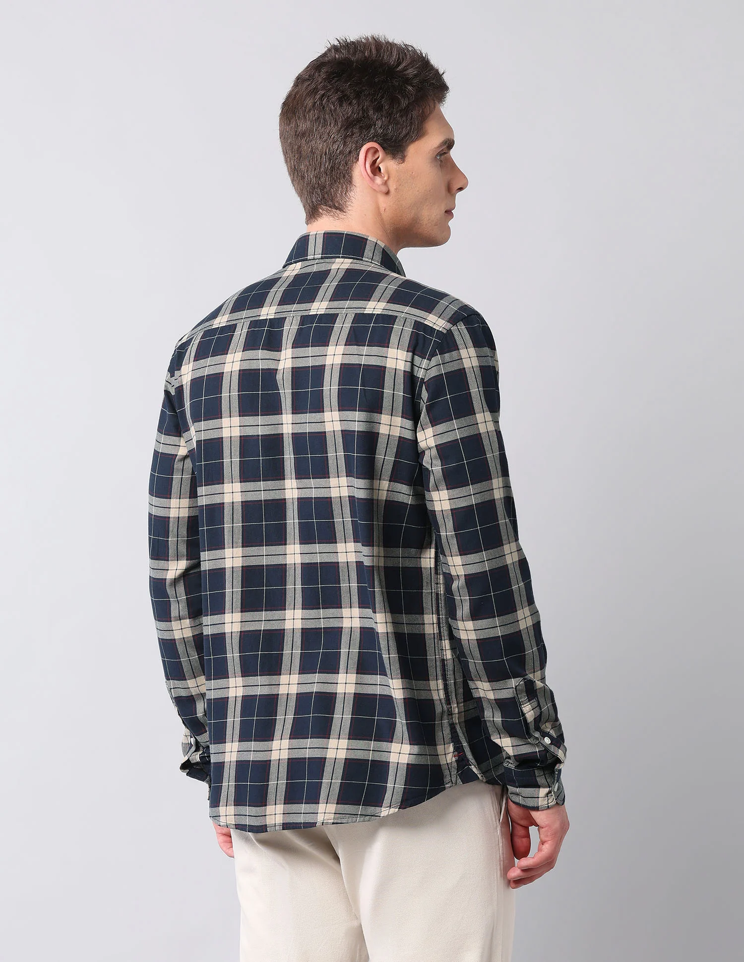 Tartan Checked Twill Shirt - Image 5
