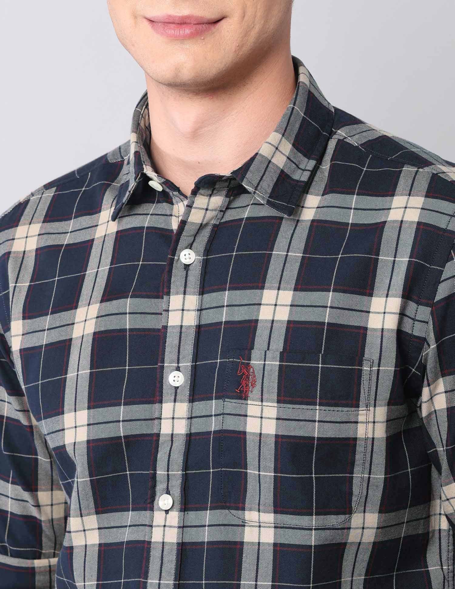 Tartan Checked Twill Shirt - Image 7