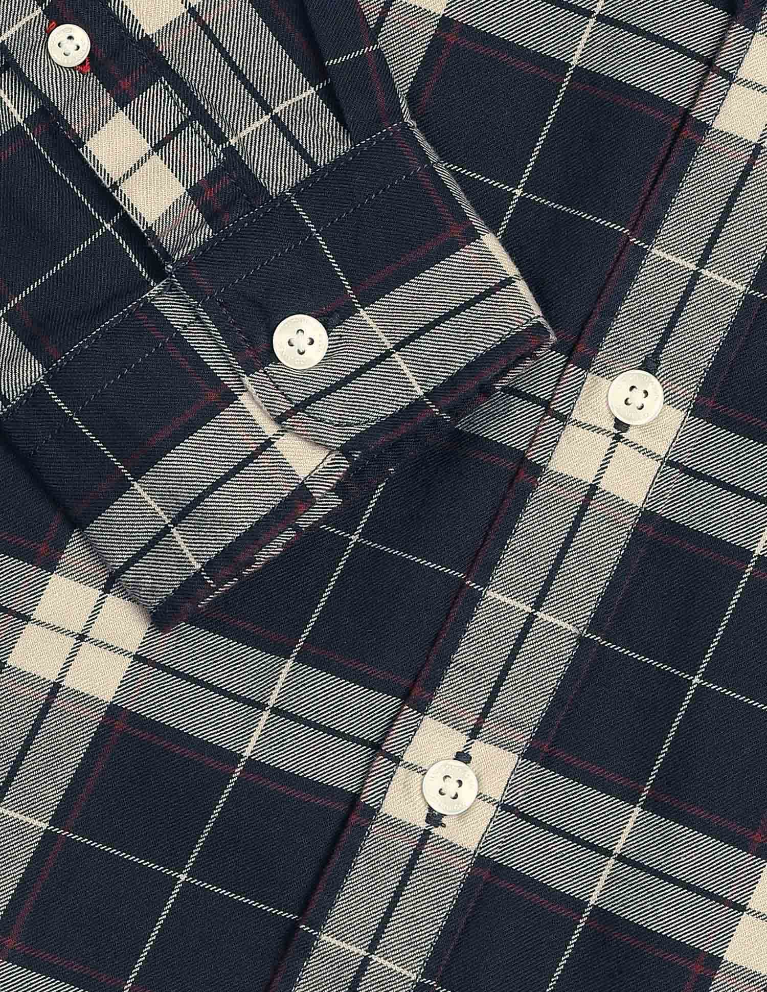 Tartan Checked Twill Shirt - Image 8
