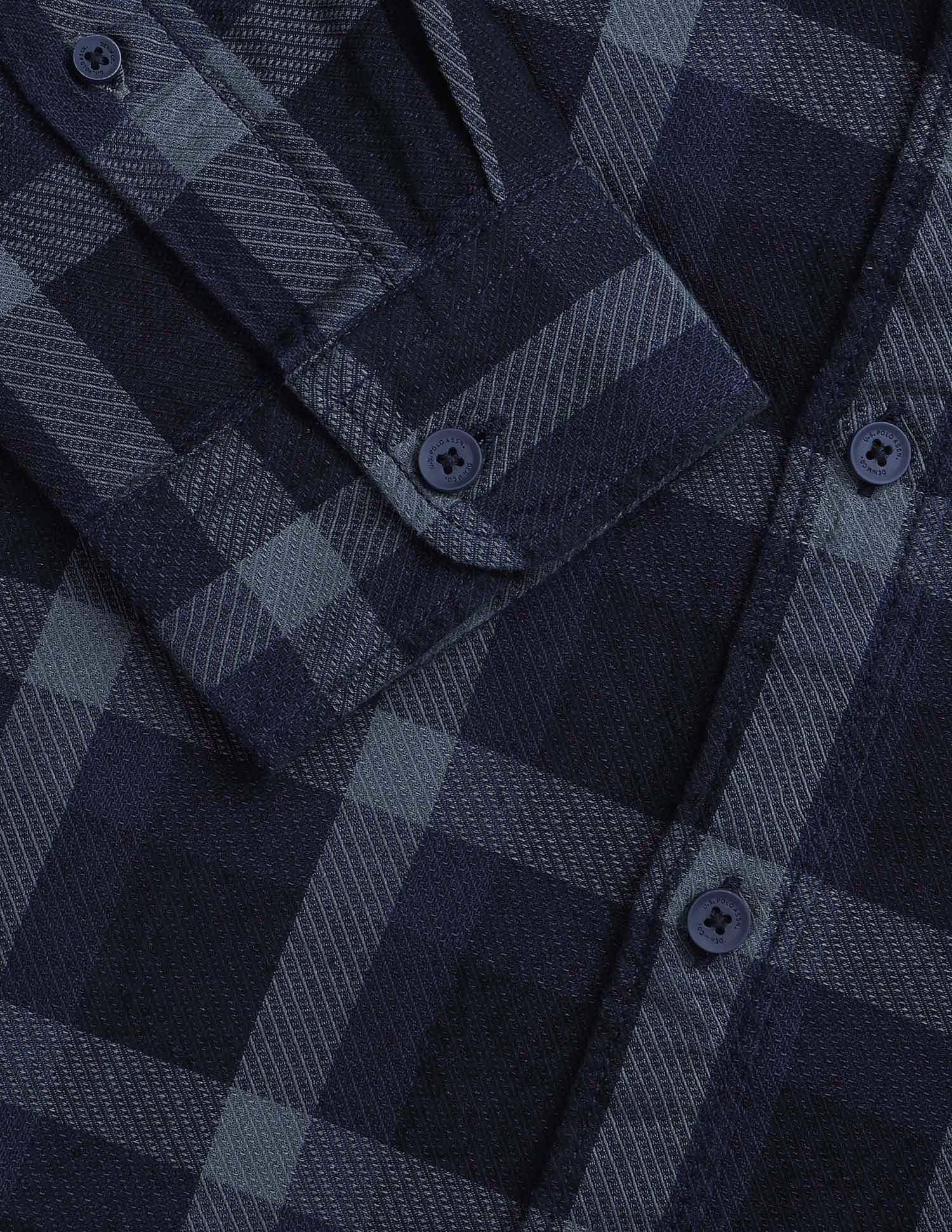 Tartan Checked Twill Shirt - Image 8