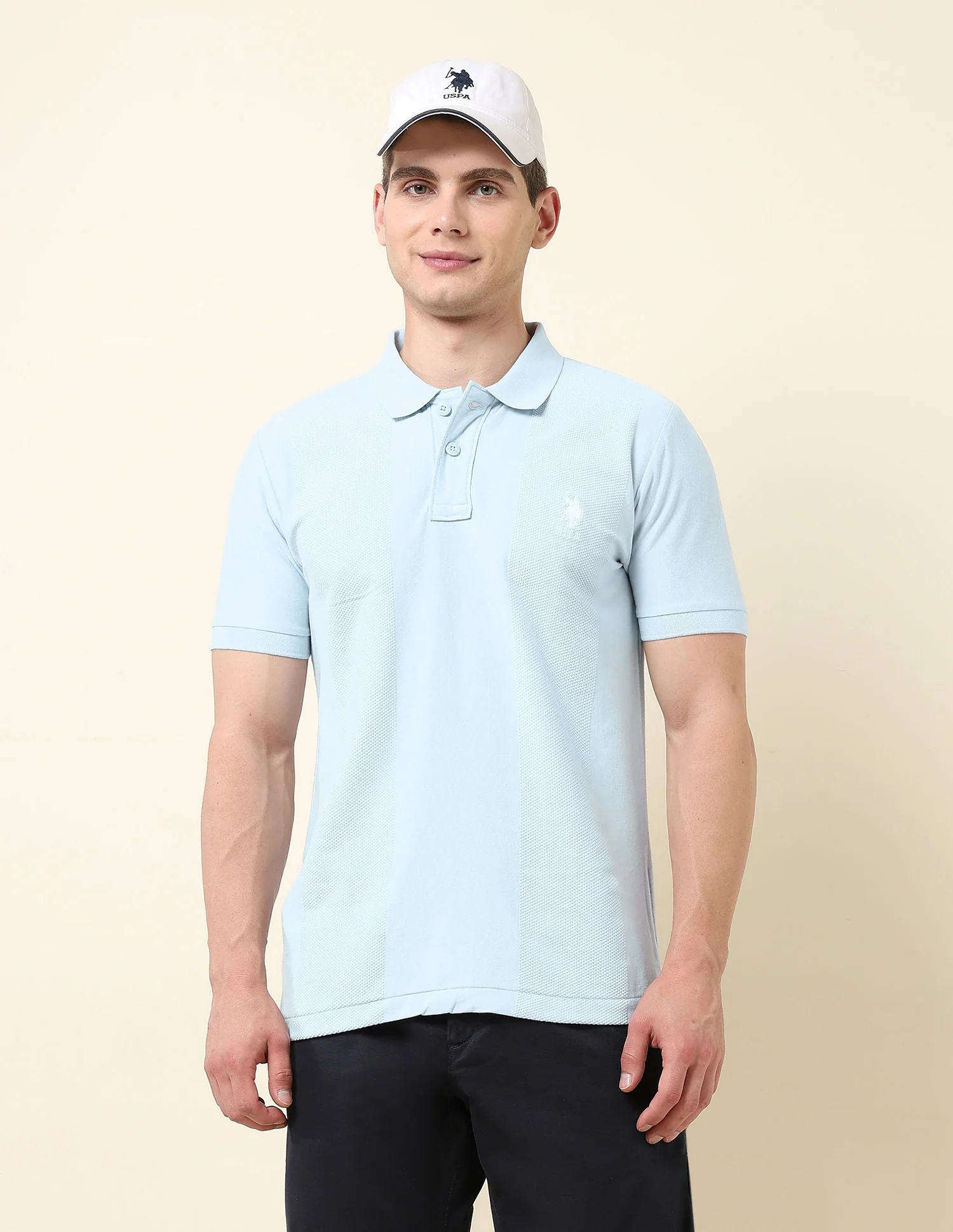 Textured Classic Polo Shirt