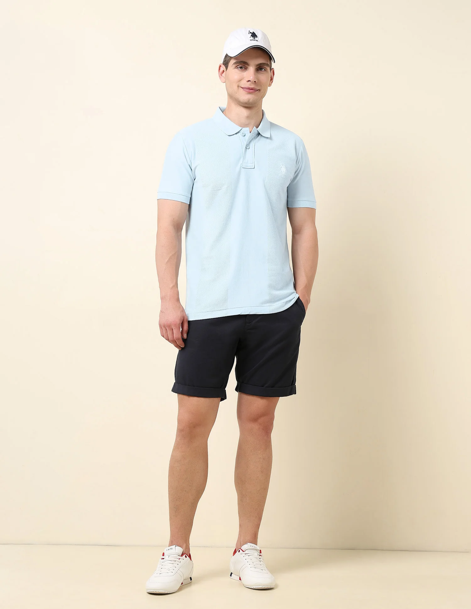 Textured Classic Polo Shirt - Image 3