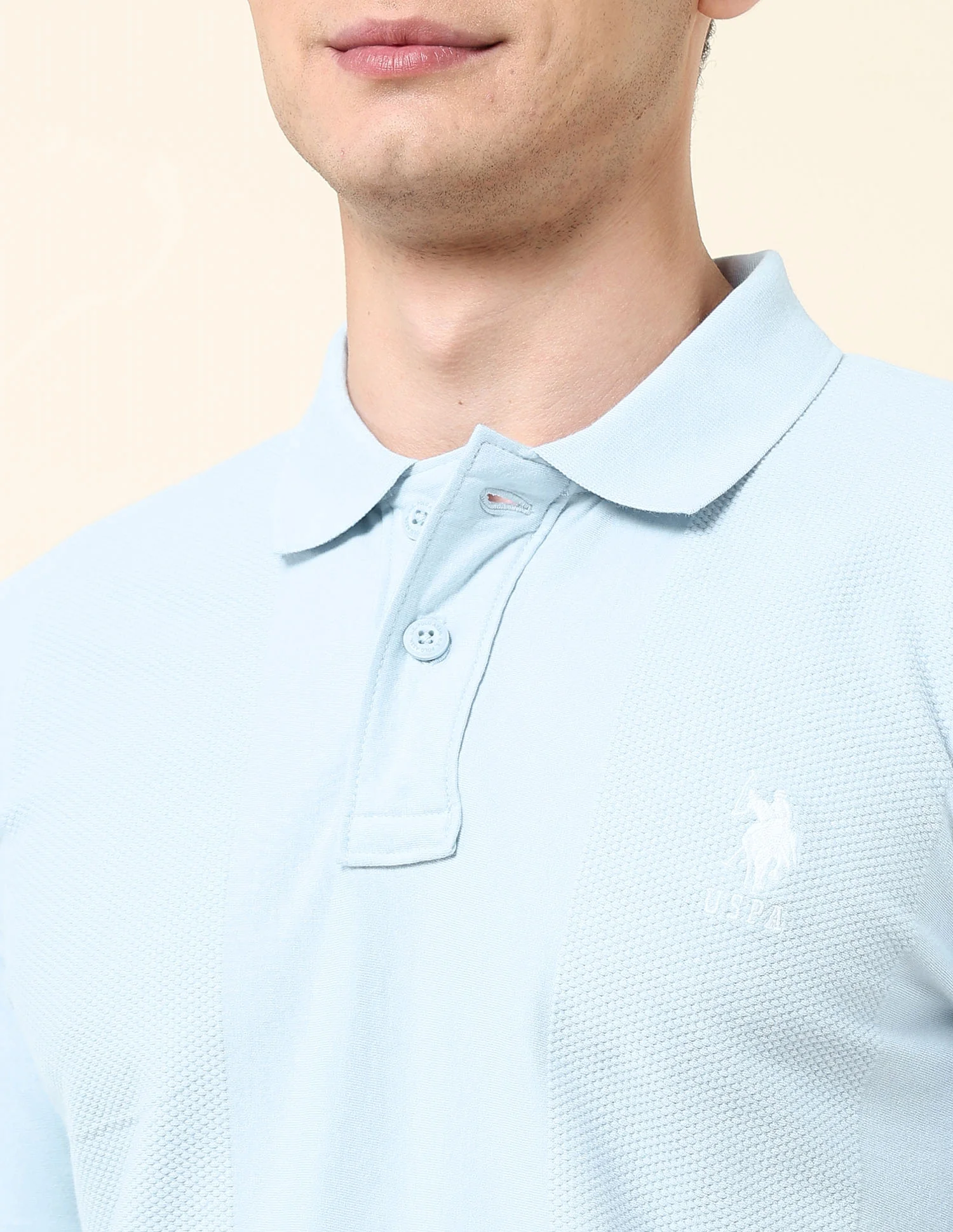 Textured Classic Polo Shirt - Image 7