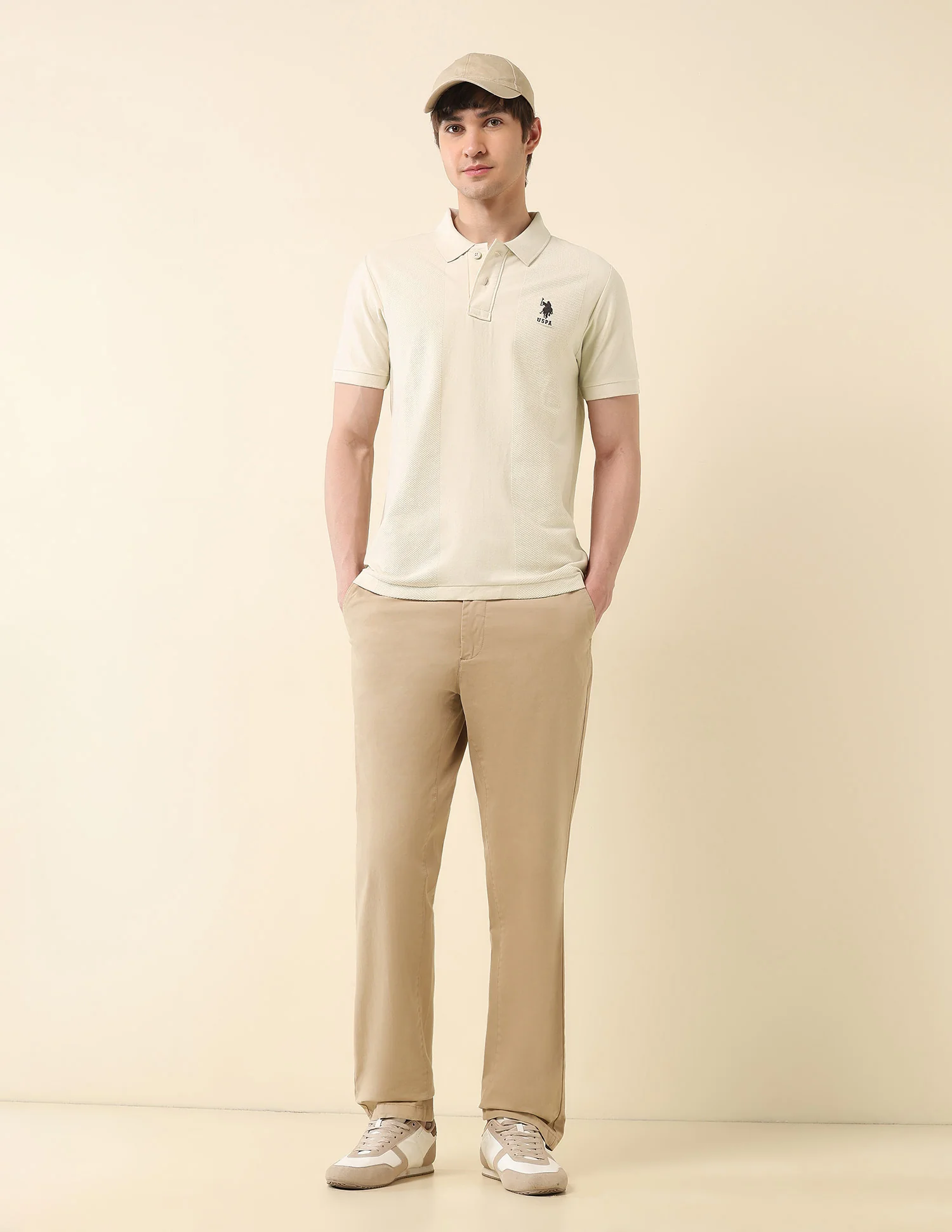 Textured Classic Polo Shirt - Image 3