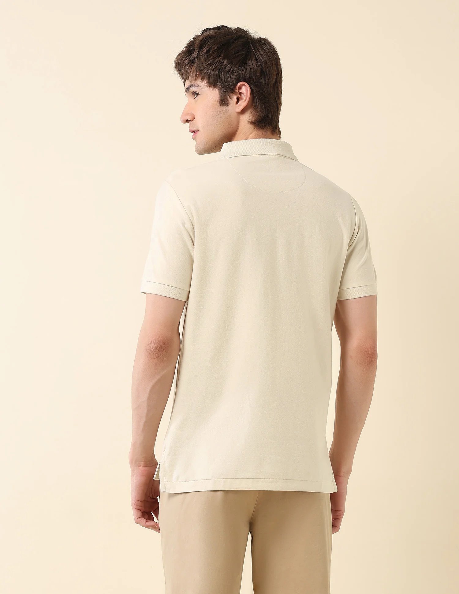Textured Classic Polo Shirt - Image 5
