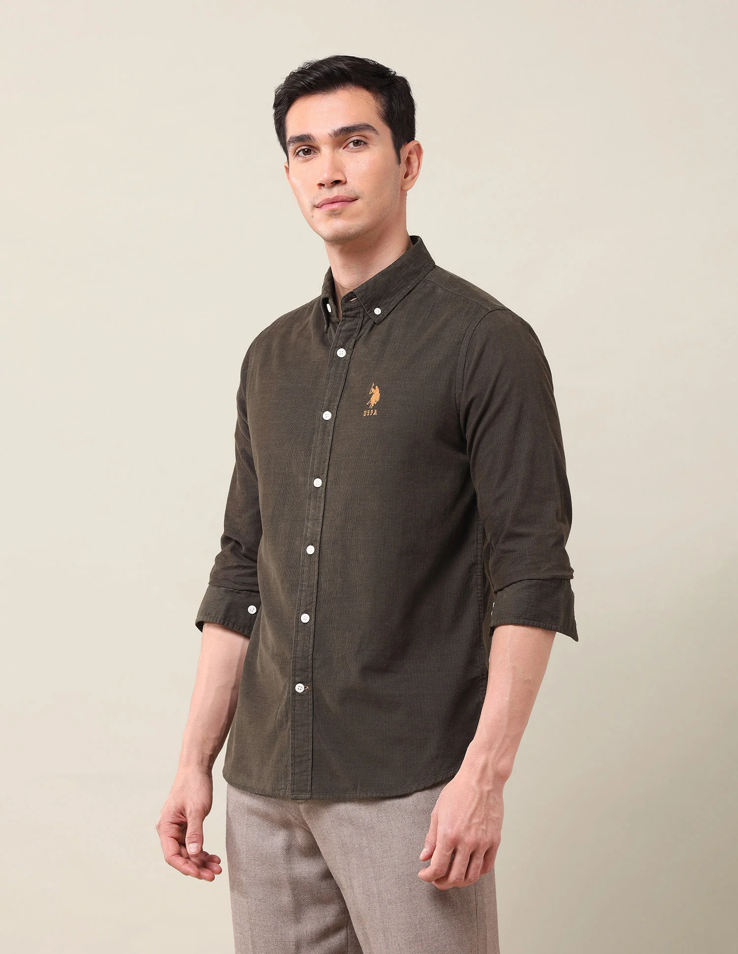 Textured Corduroy Shirt - Image 4