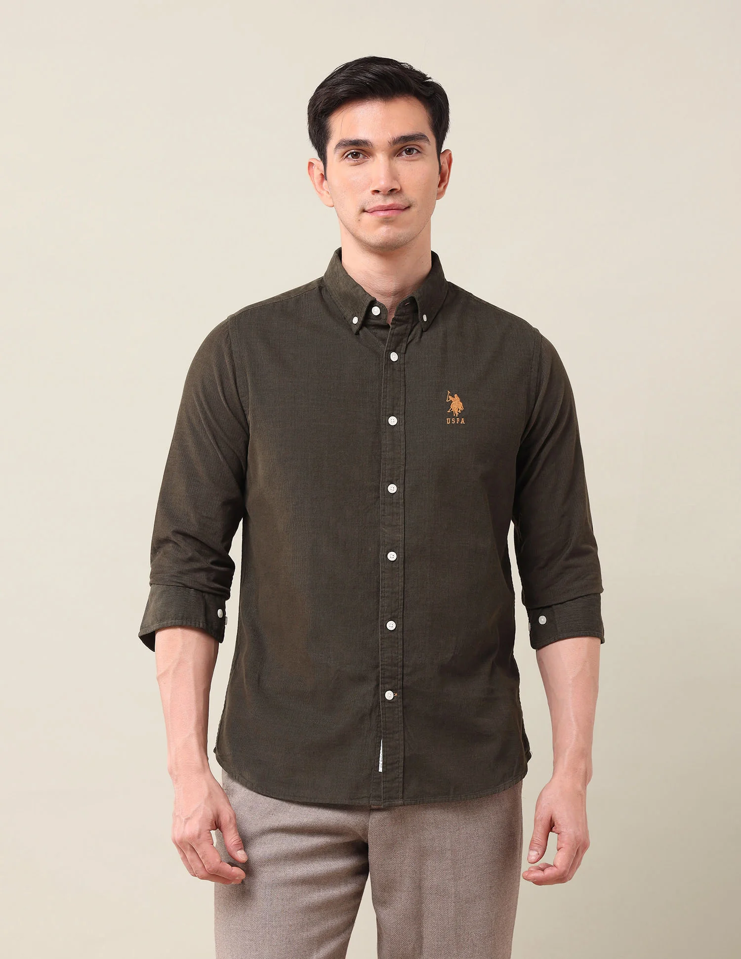 Textured Corduroy Shirt - Image 6