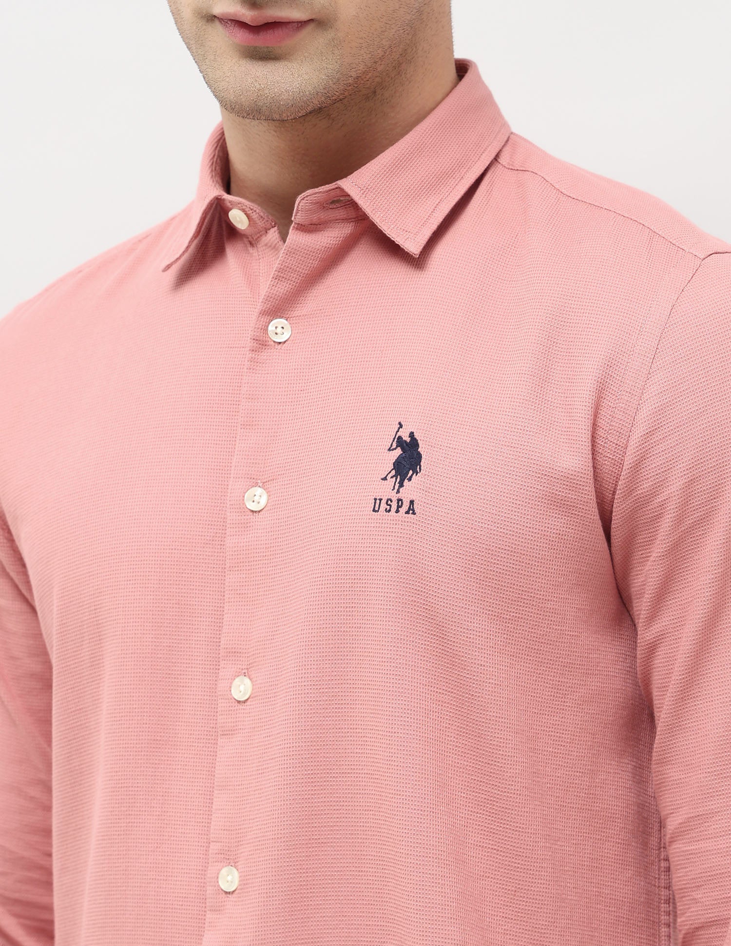 Textured Dobby Regular Fit Shirt - Image 7