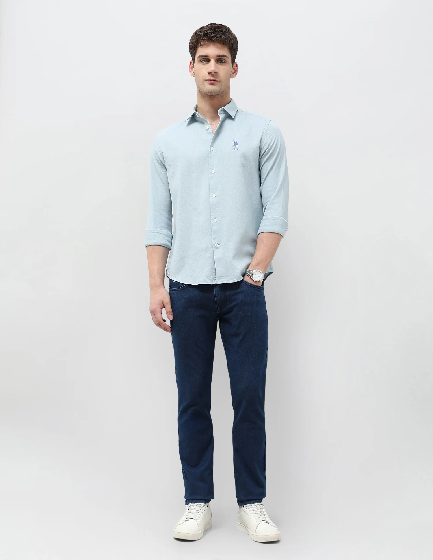 Textured Dobby Regular Fit Shirt - Image 3