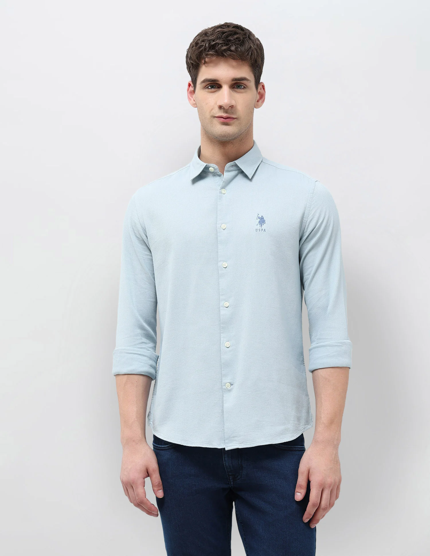 Textured Dobby Regular Fit Shirt - Image 6