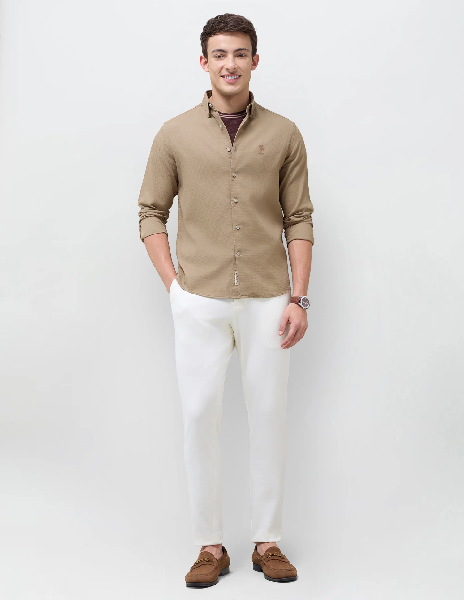 Textured Dobby Shirt - Image 3