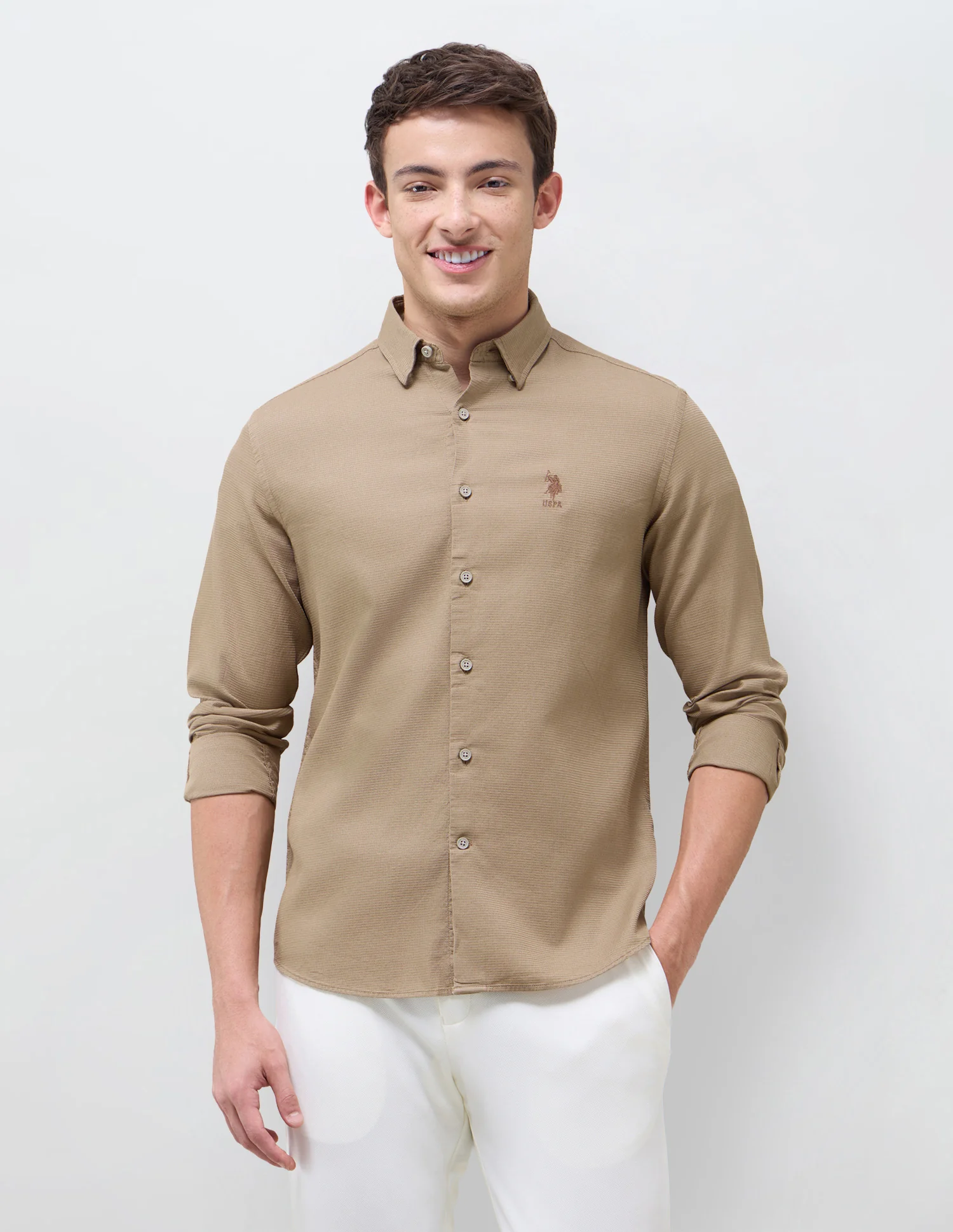 Textured Dobby Shirt - Image 6