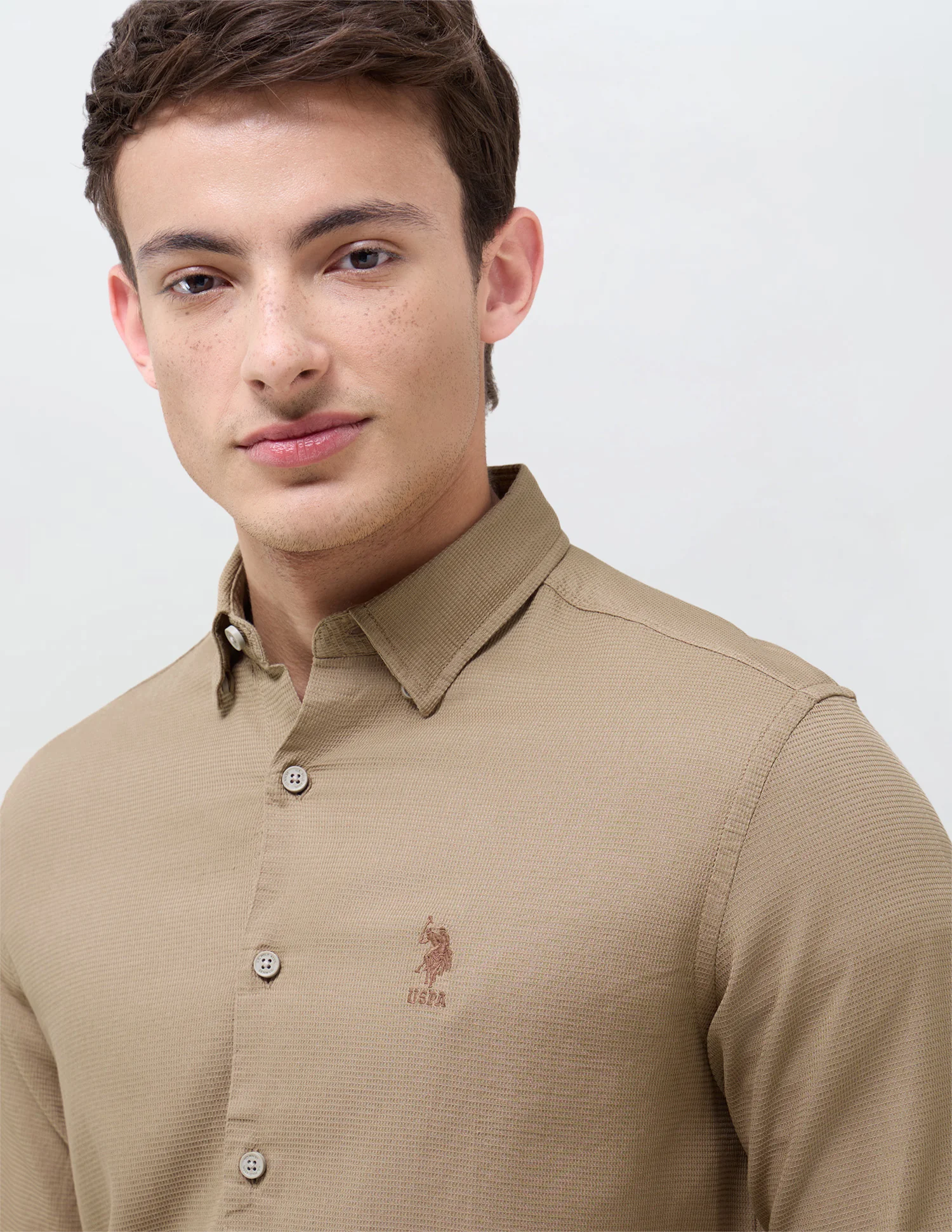 Textured Dobby Shirt - Image 7