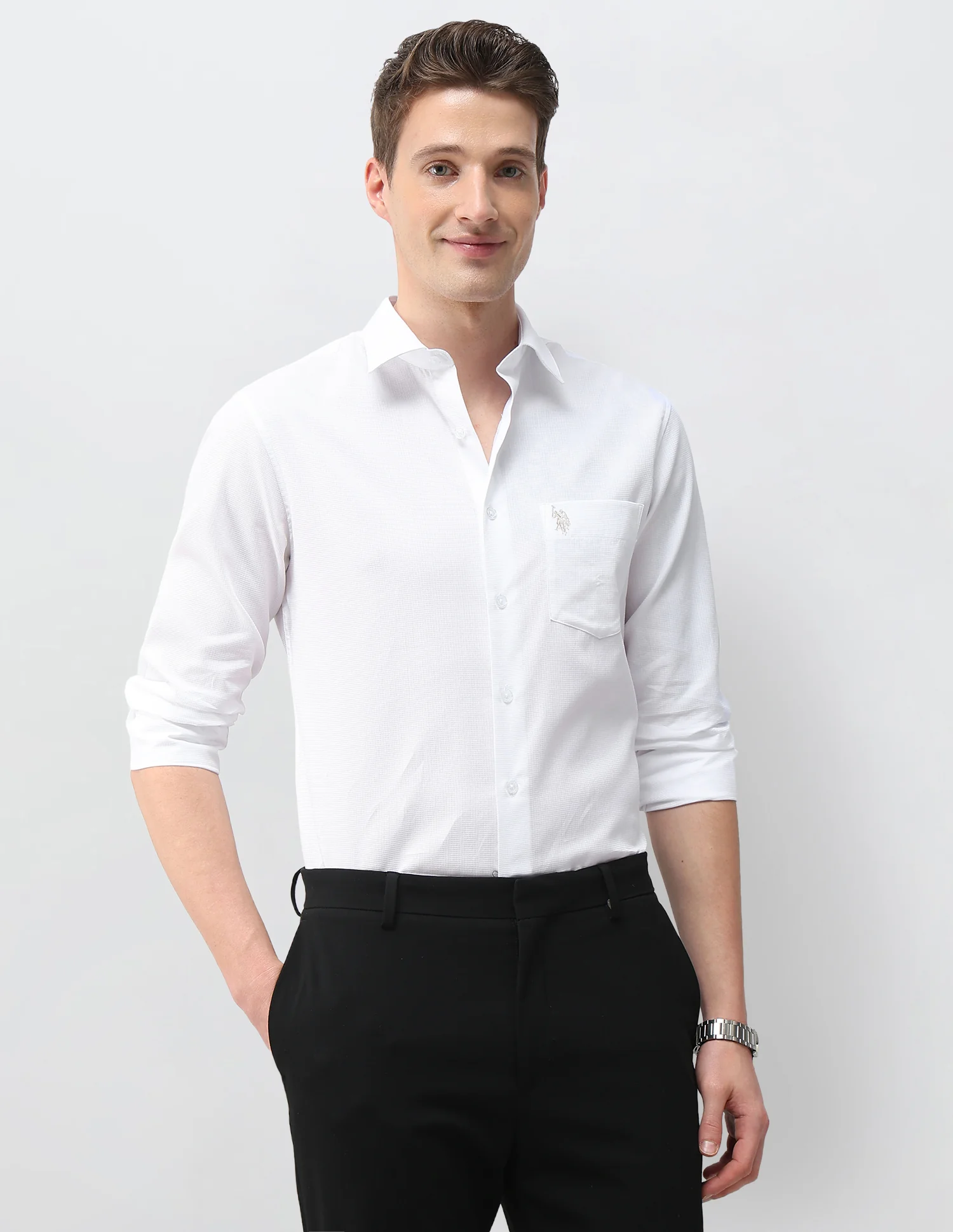 Textured Dobby Shirt