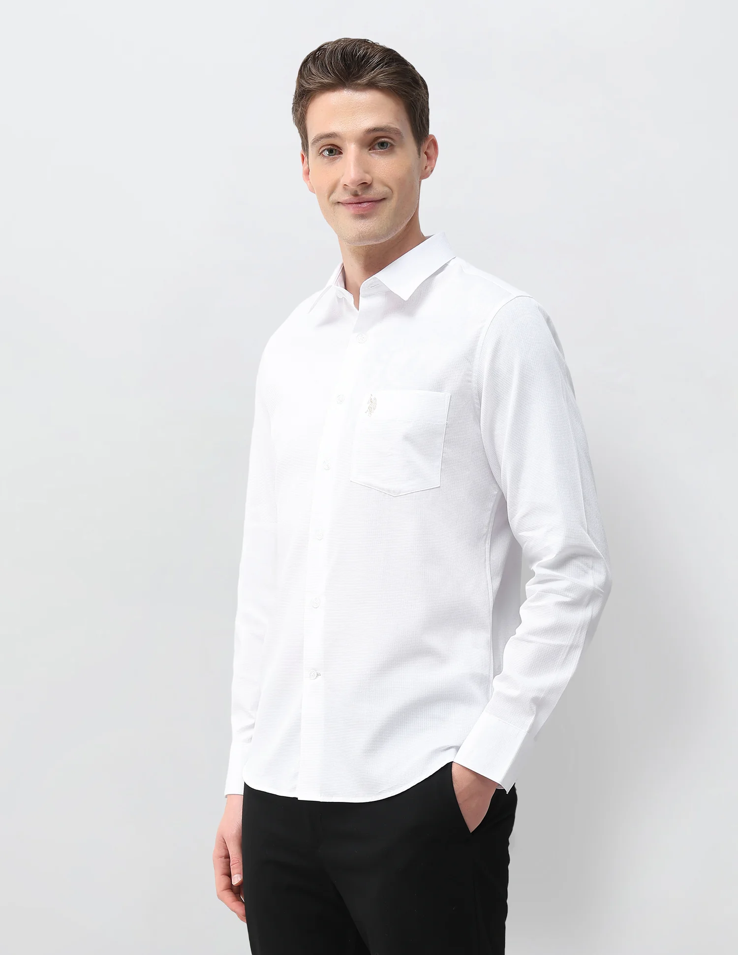 Textured Dobby Shirt - Image 4