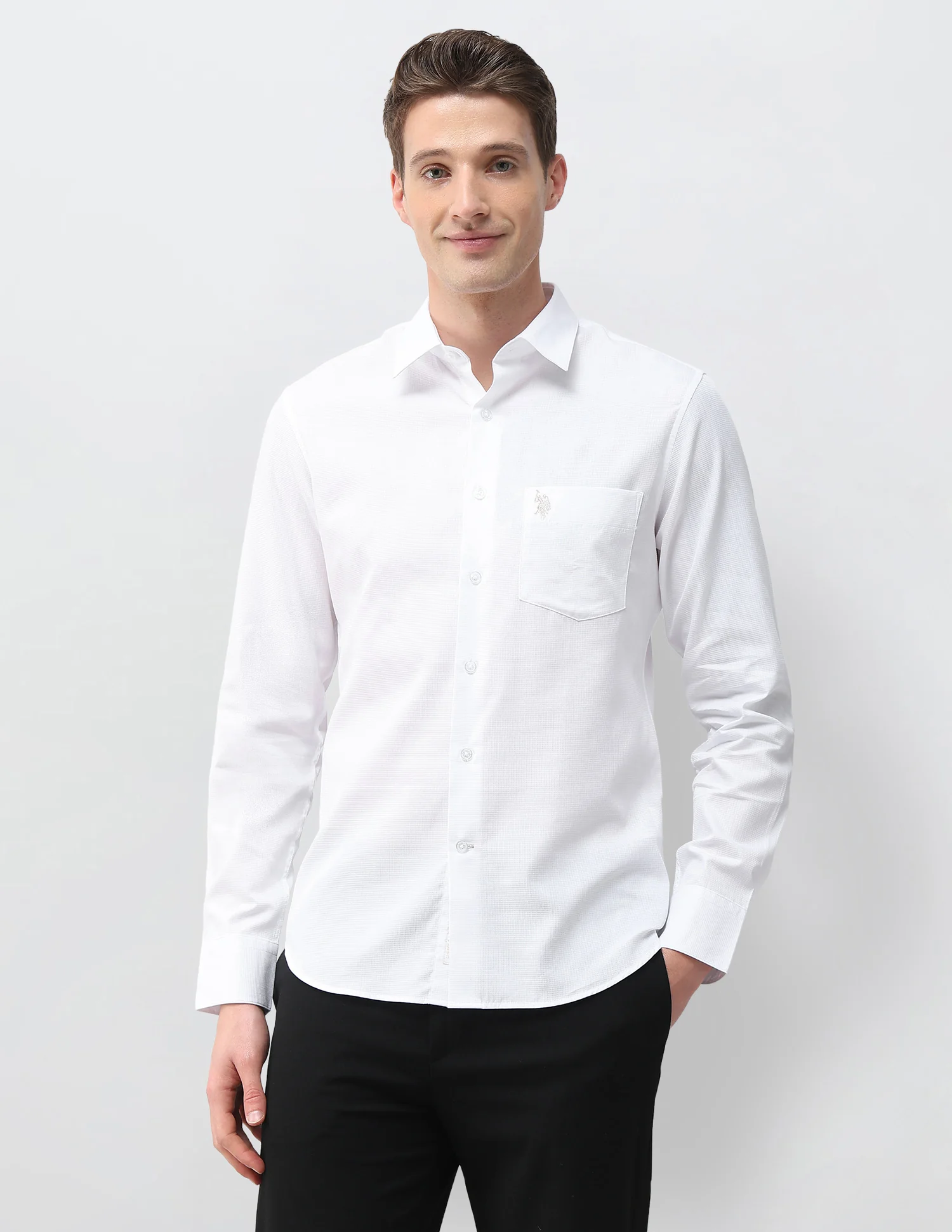 Textured Dobby Shirt - Image 6
