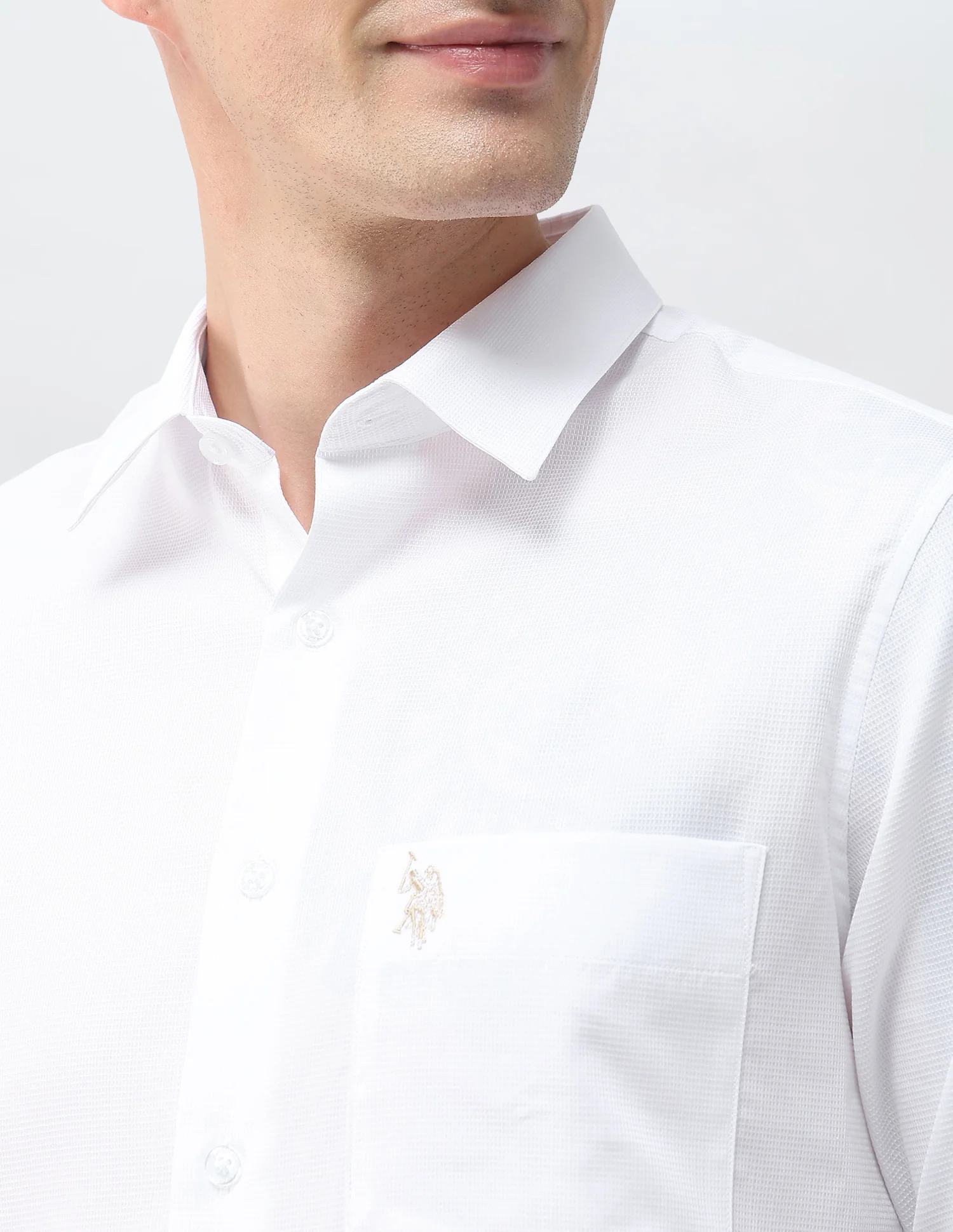Textured Dobby Shirt - Image 7