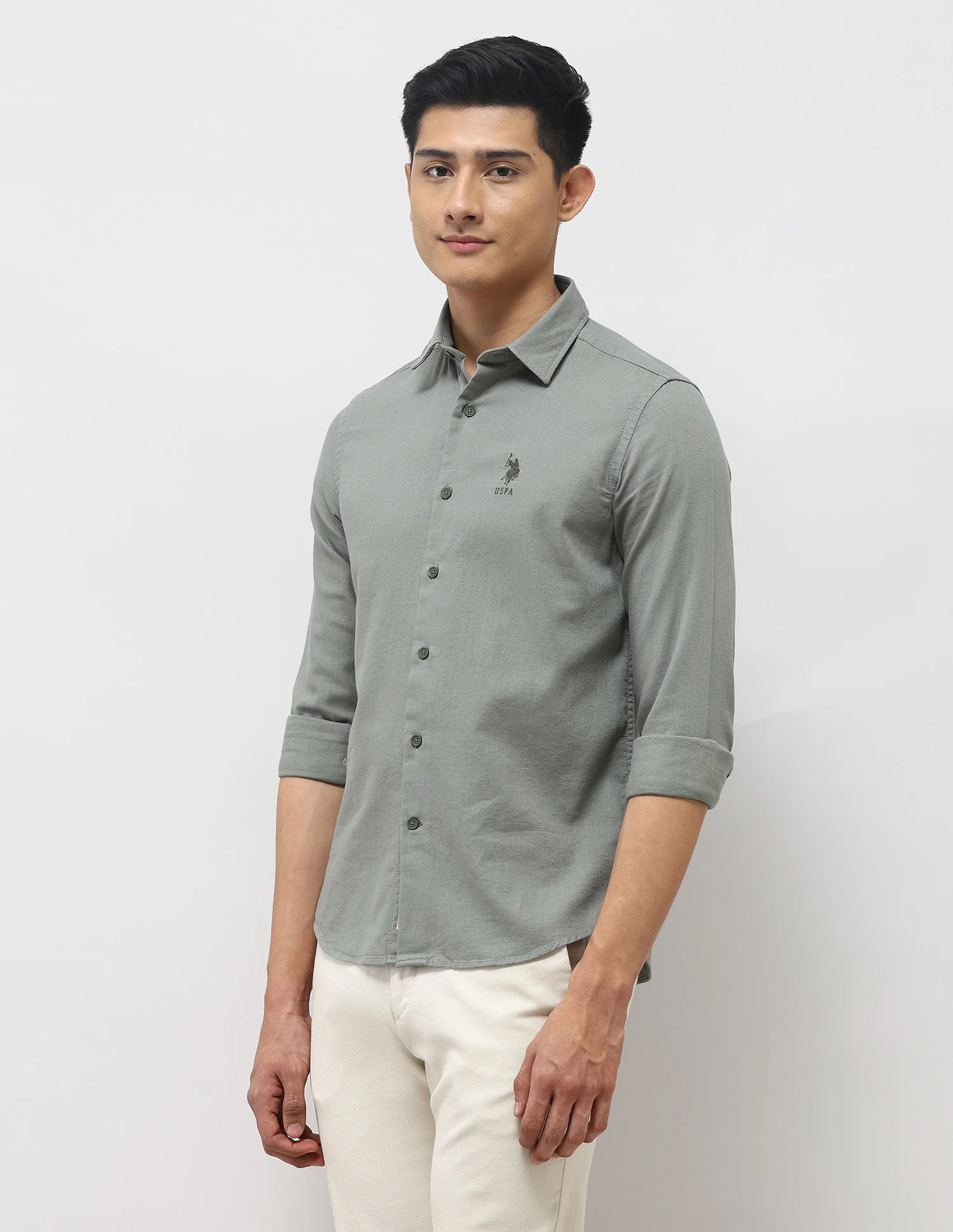 Textured Dobby Shirt - Image 4