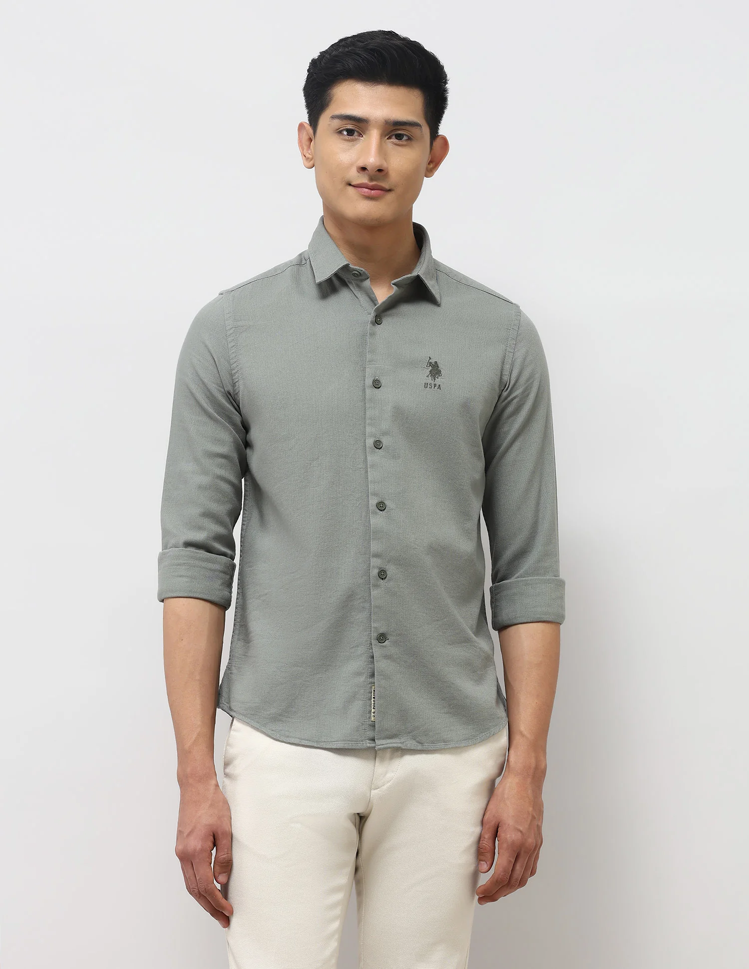 Textured Dobby Shirt - Image 6