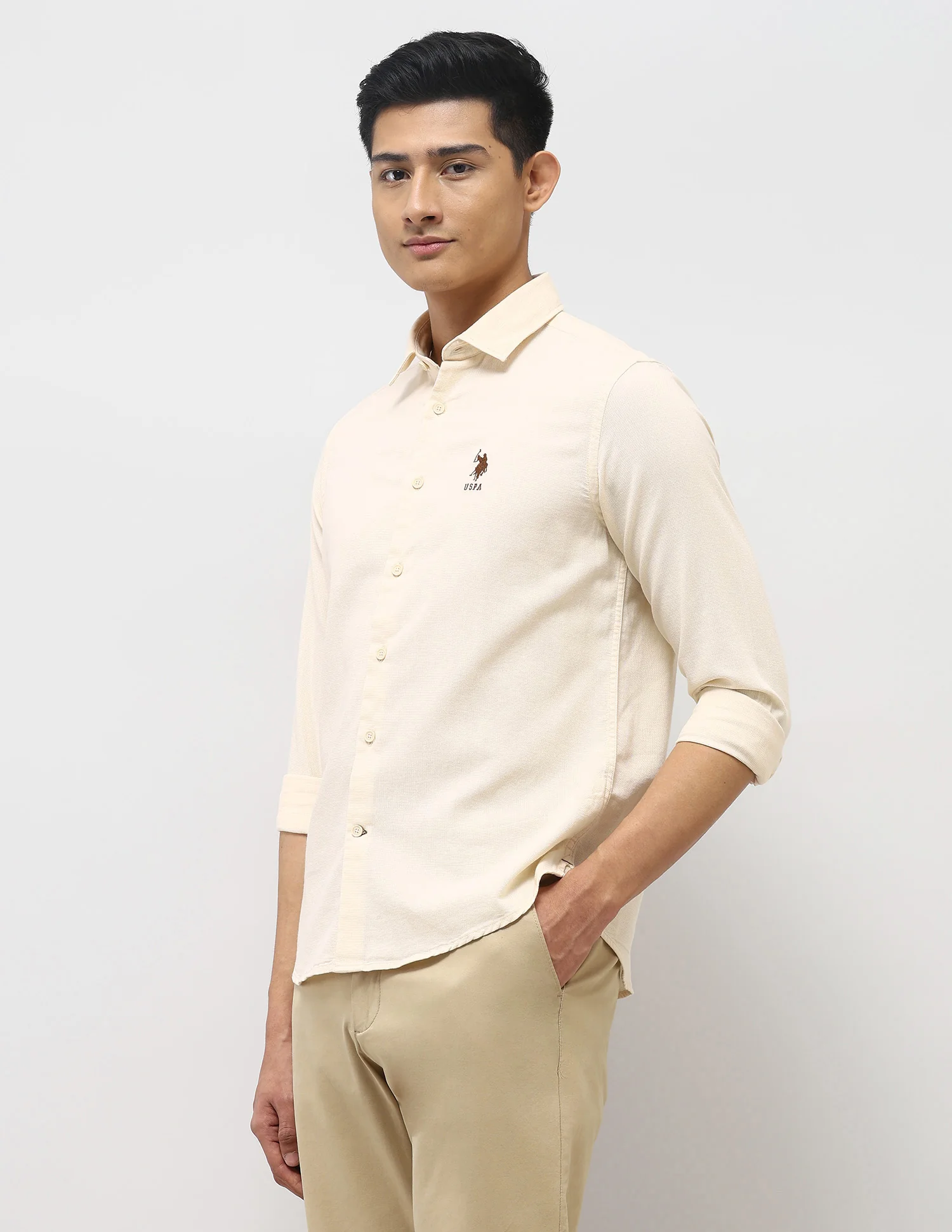 Textured Dobby Shirt - Image 4
