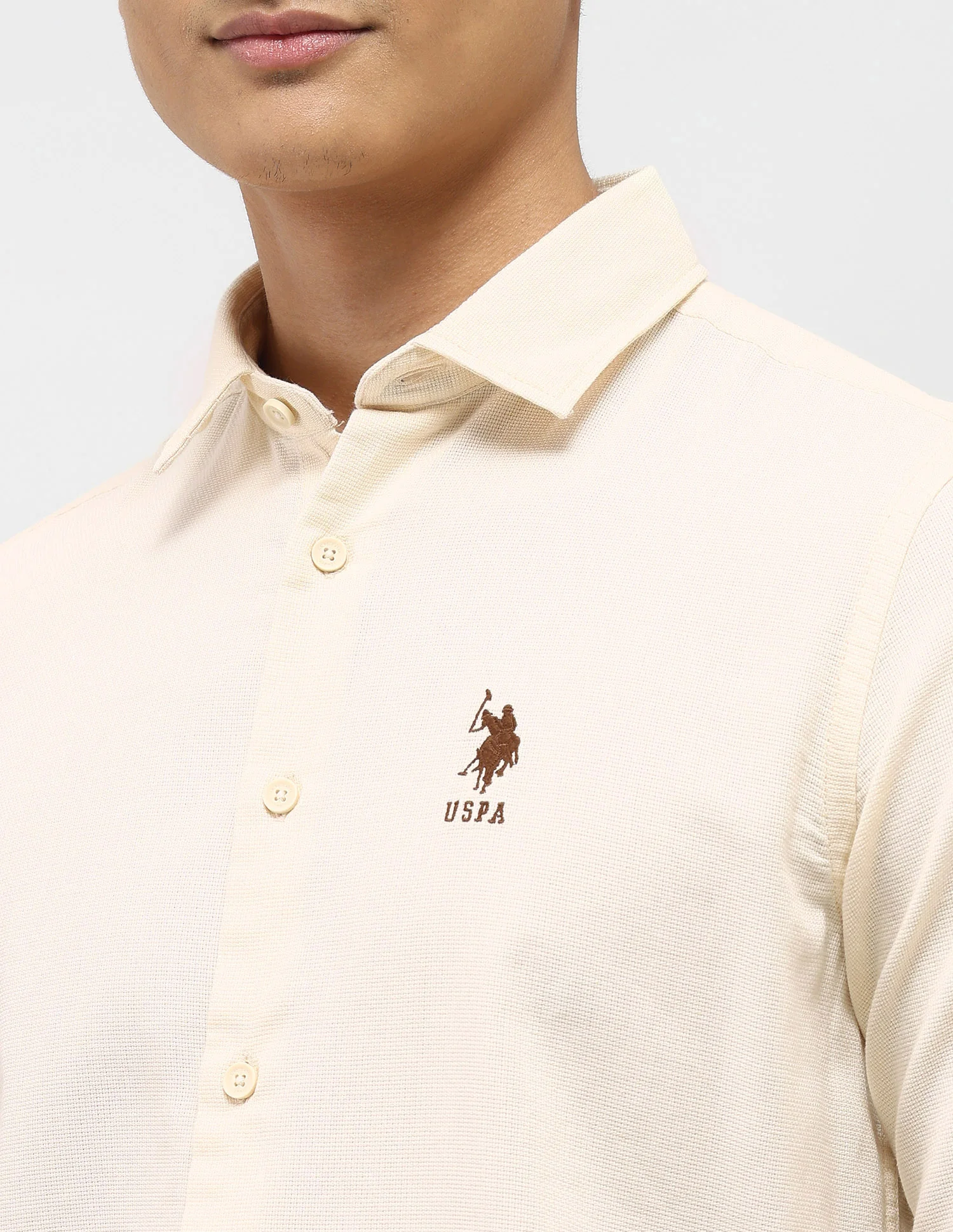 Textured Dobby Shirt - Image 7