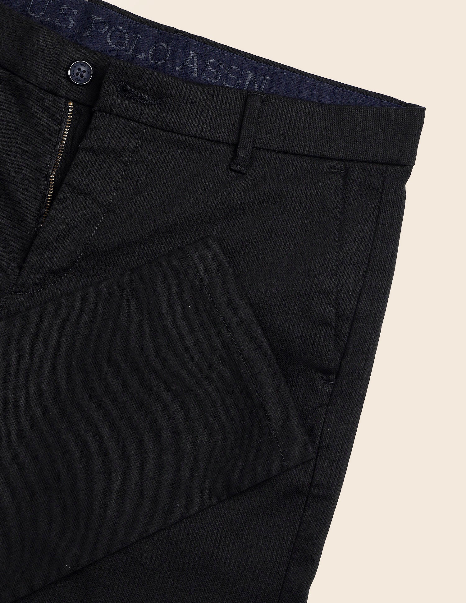 Textured Dobby Trousers - Image 9