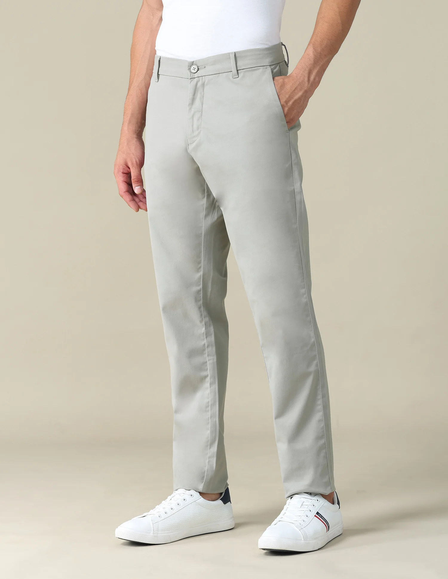 Textured Dobby Trousers - Image 4