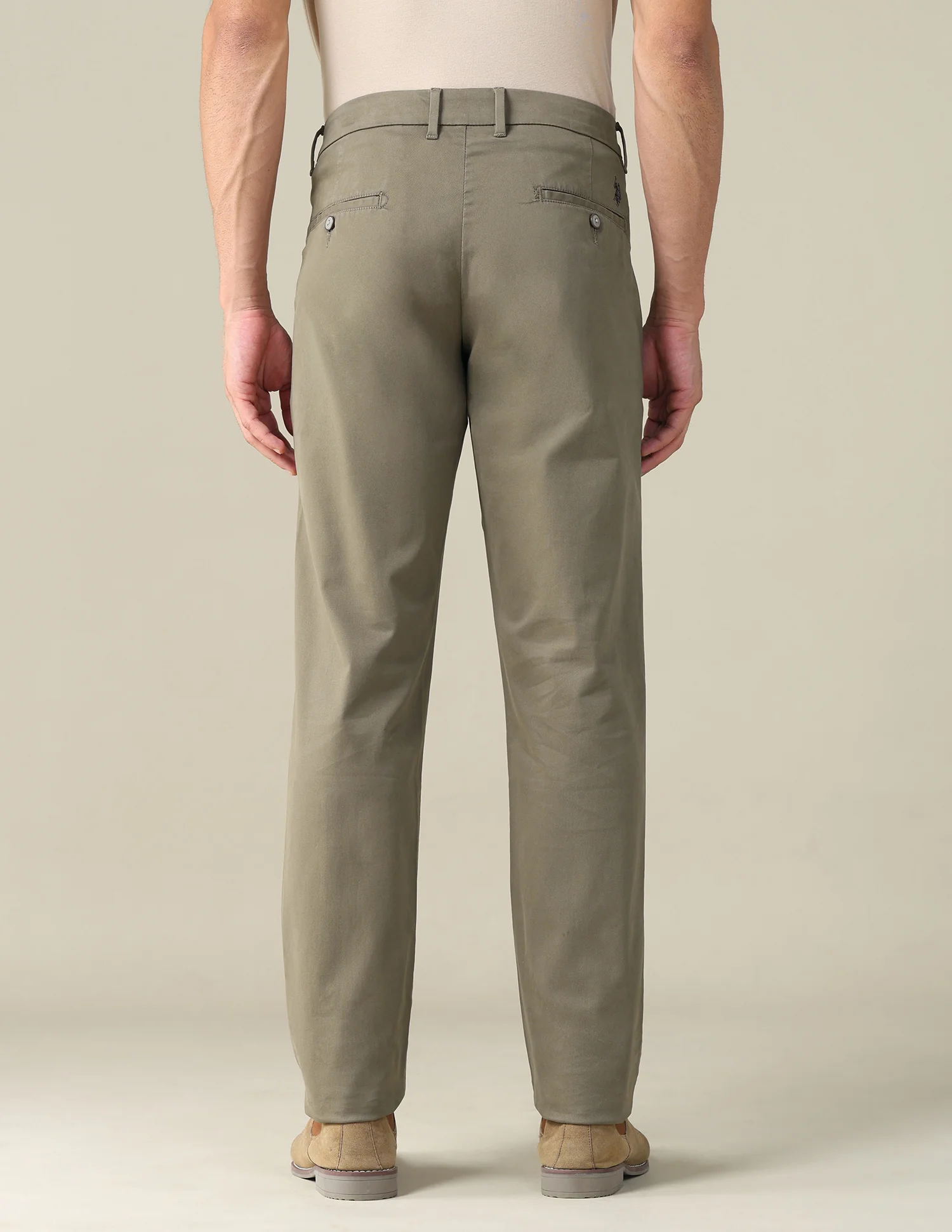 Textured Dobby Trousers - Image 5