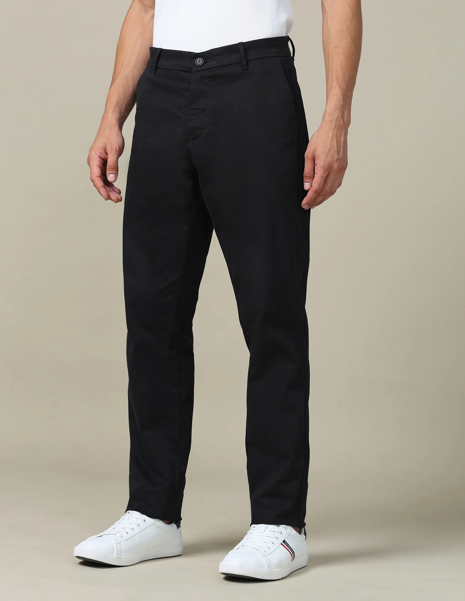 Textured Dobby Trousers - Image 4