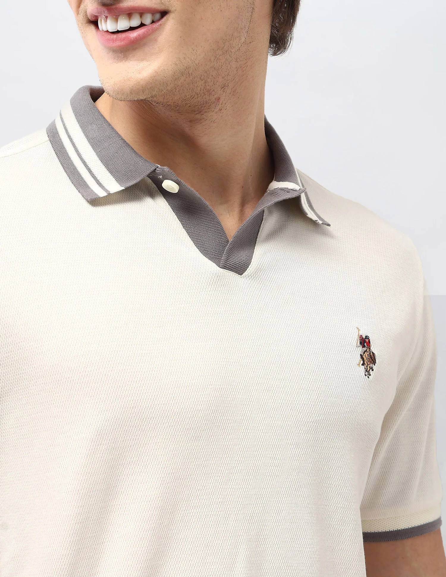 Textured Motel On The Coast Polo Shirt - Image 7