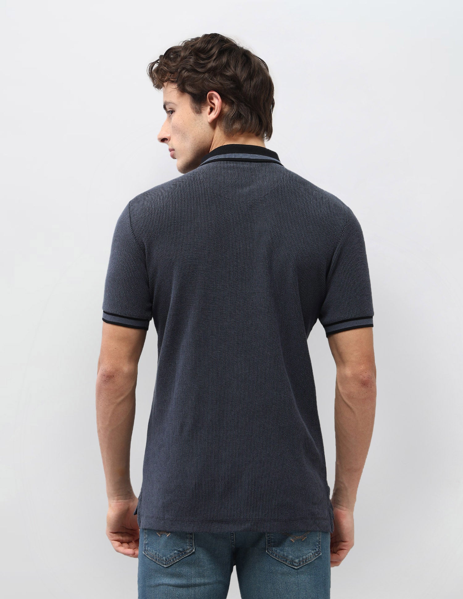 Textured Motel On The Coast Polo Shirt - Image 5