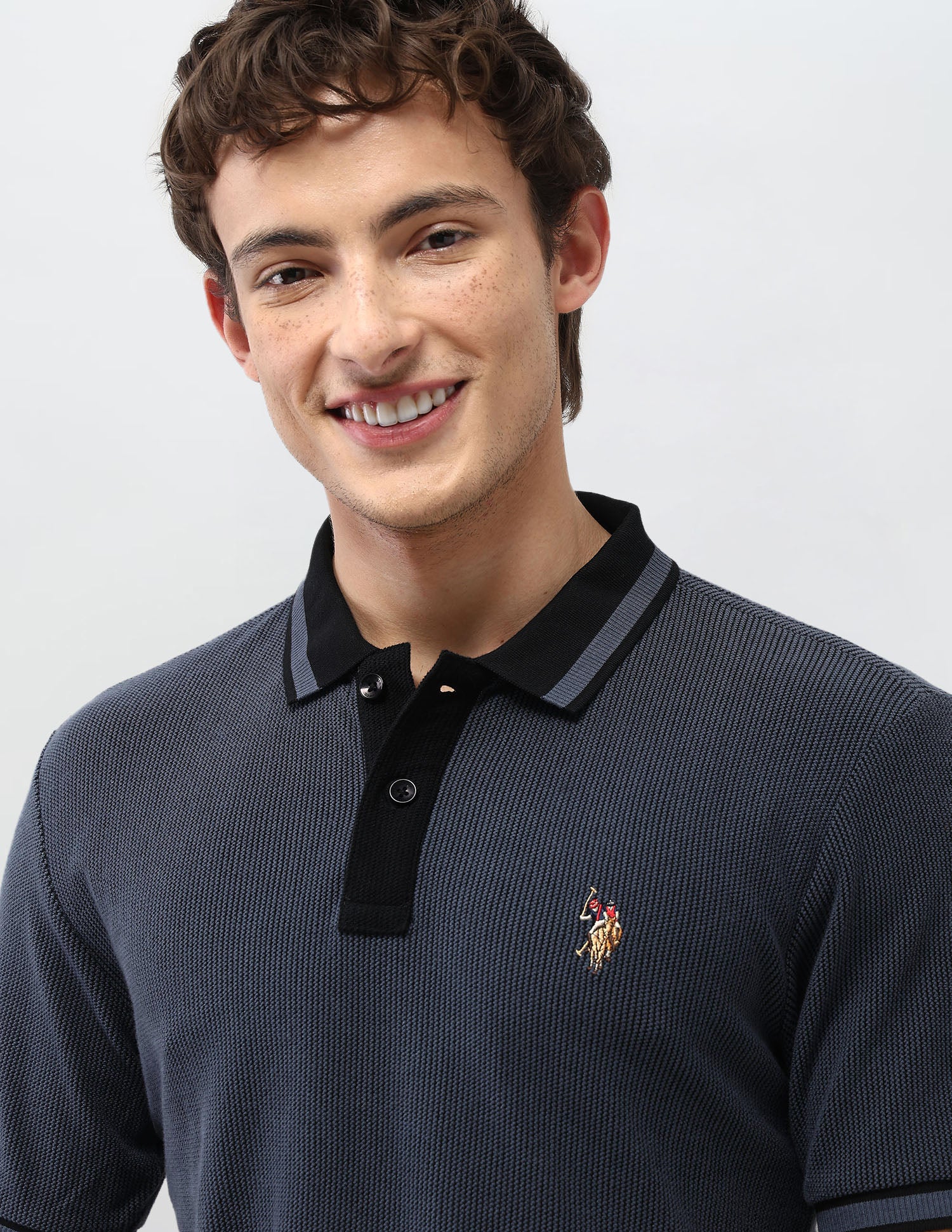 Textured Motel On The Coast Polo Shirt - Image 7