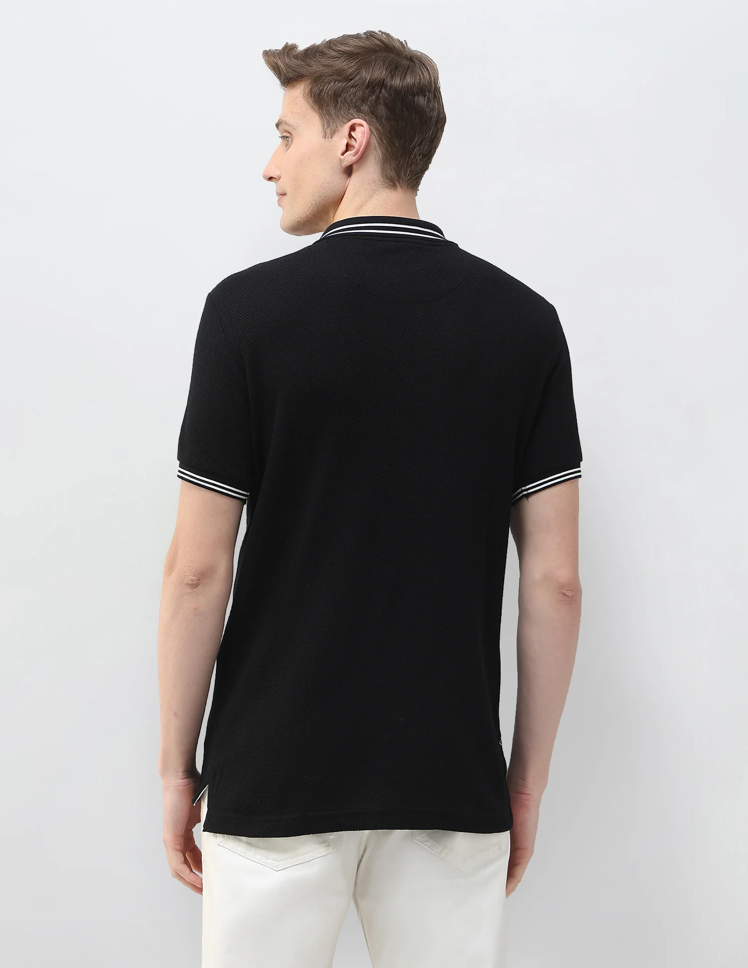 Textured Motel On The Coast Polo Shirt - Image 5